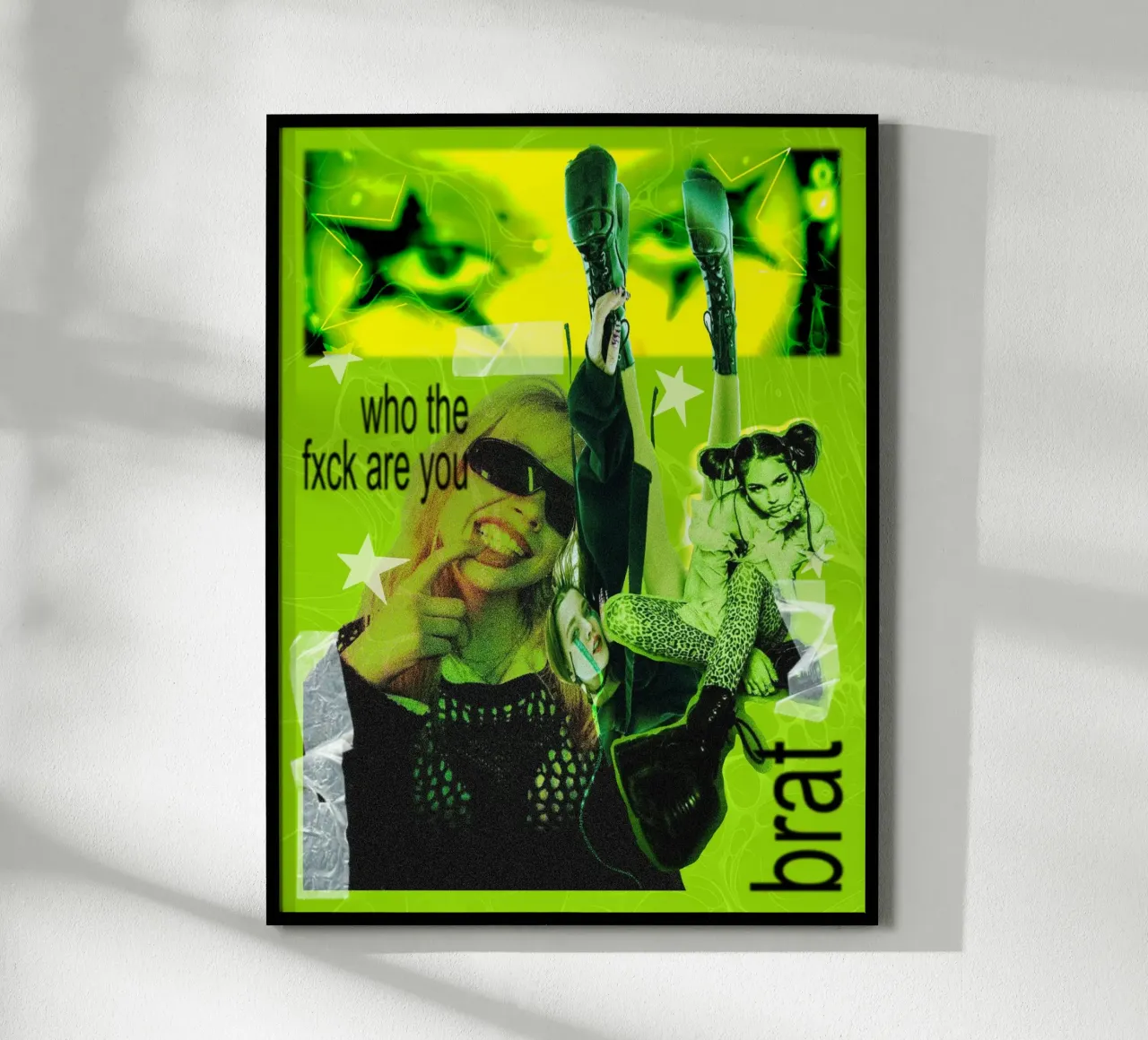 Brat - Charlie XCX carta hahnemühle da Laratatouille Design