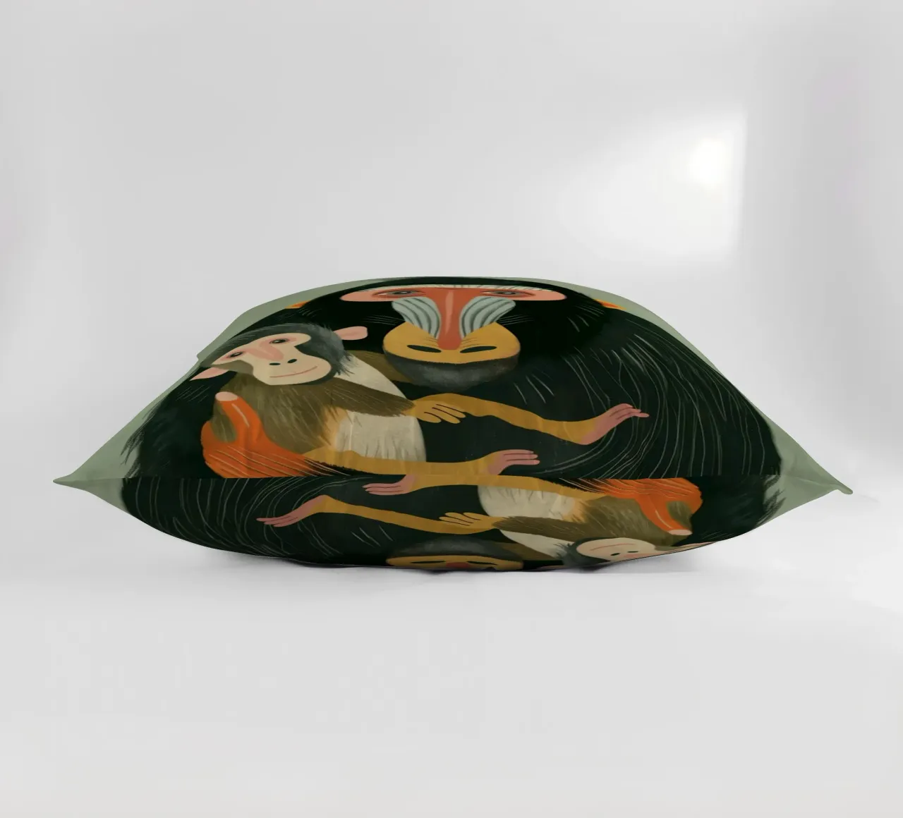 Boho Nursery 19 Baboon cuscino da Boho Print Collection