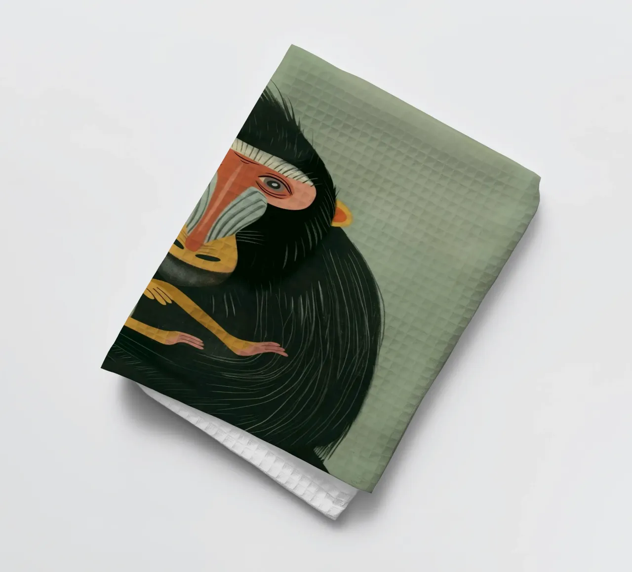 Boho Nursery 19 Baboon canovaccio da cucina da Boho Print Collection