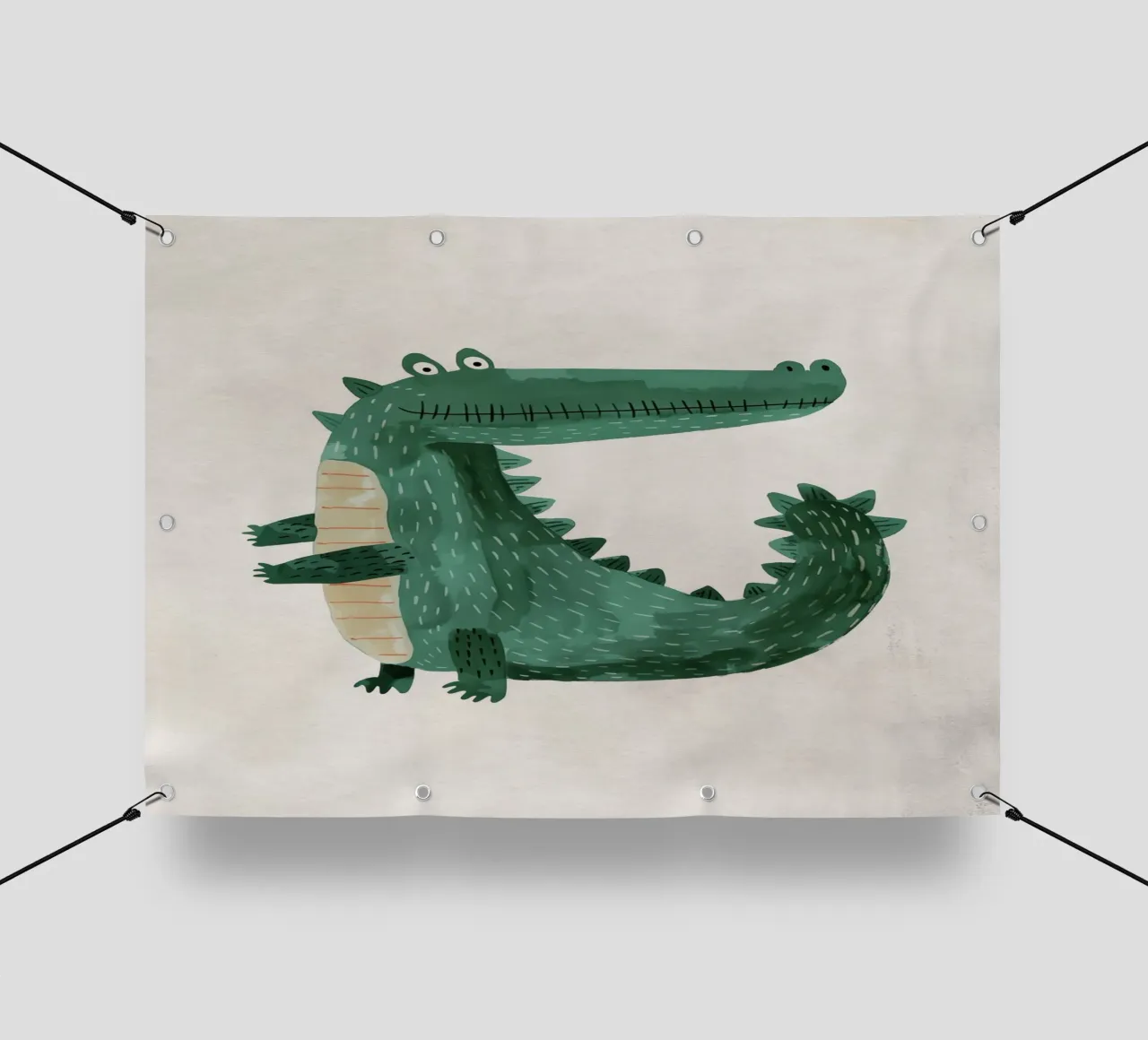 Boho Nursery 19 Crocodile telo in pvc da Boho Print Collection