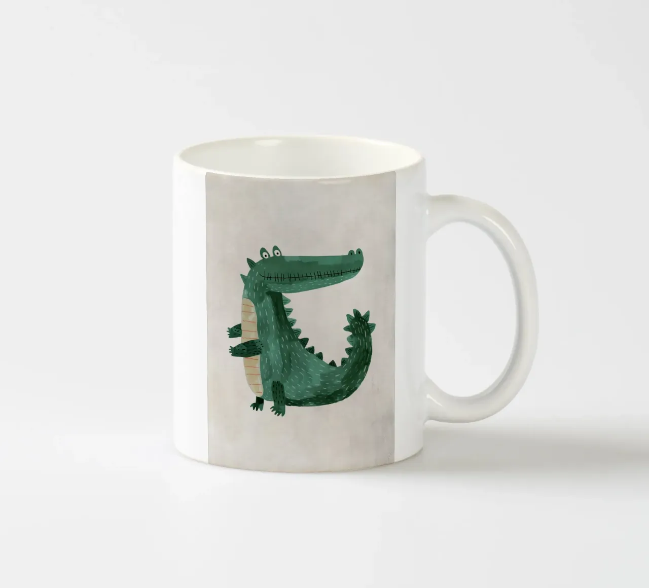Boho Nursery 19 Crocodile tazza in ceramica da Boho Print Collection