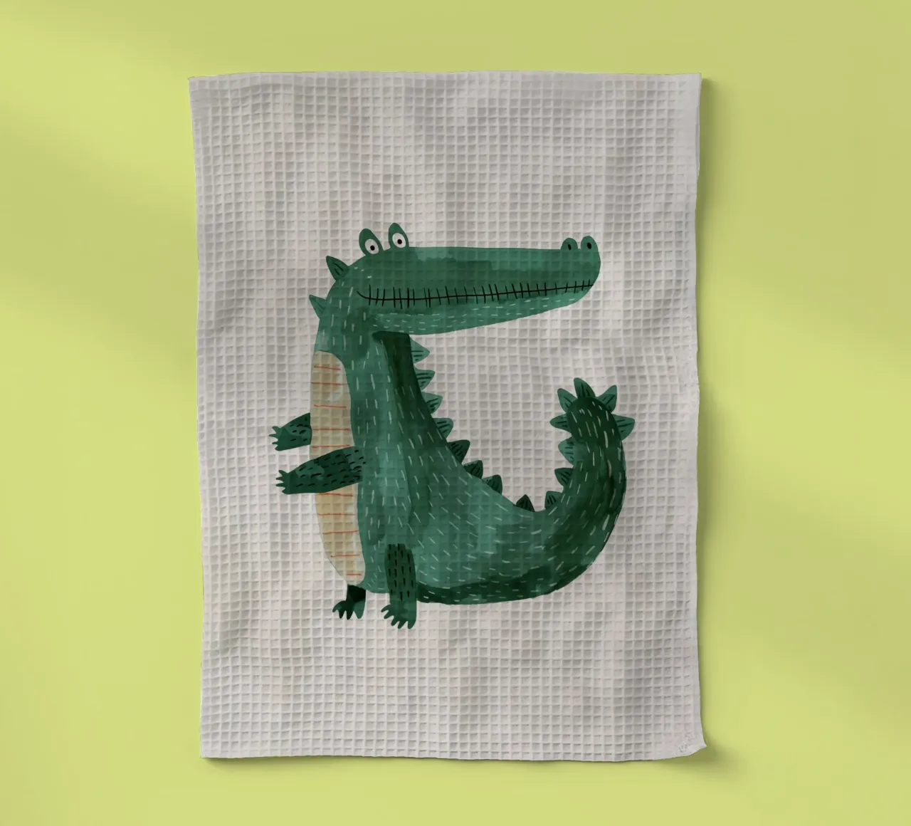Boho Nursery 19 Crocodile canovaccio da cucina da Boho Print Collection