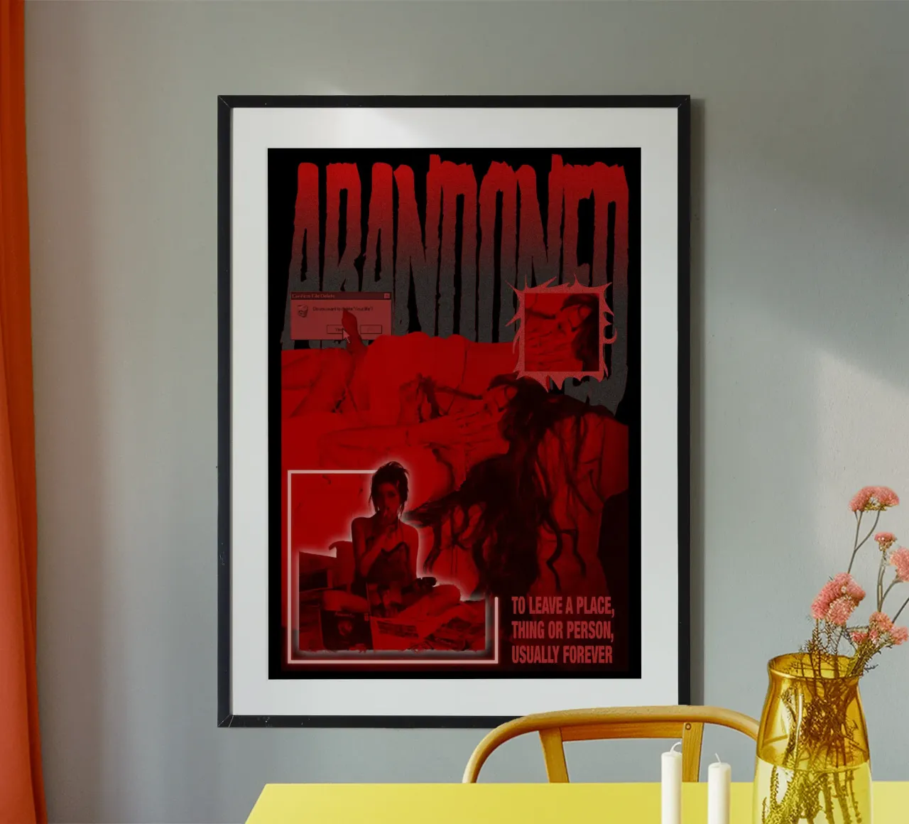 A - collage poster da Laratatouille Design