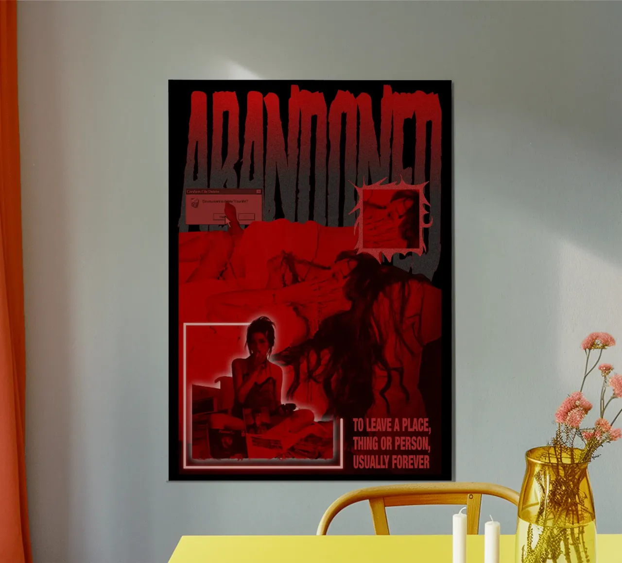 A - collage poster da Laratatouille Design