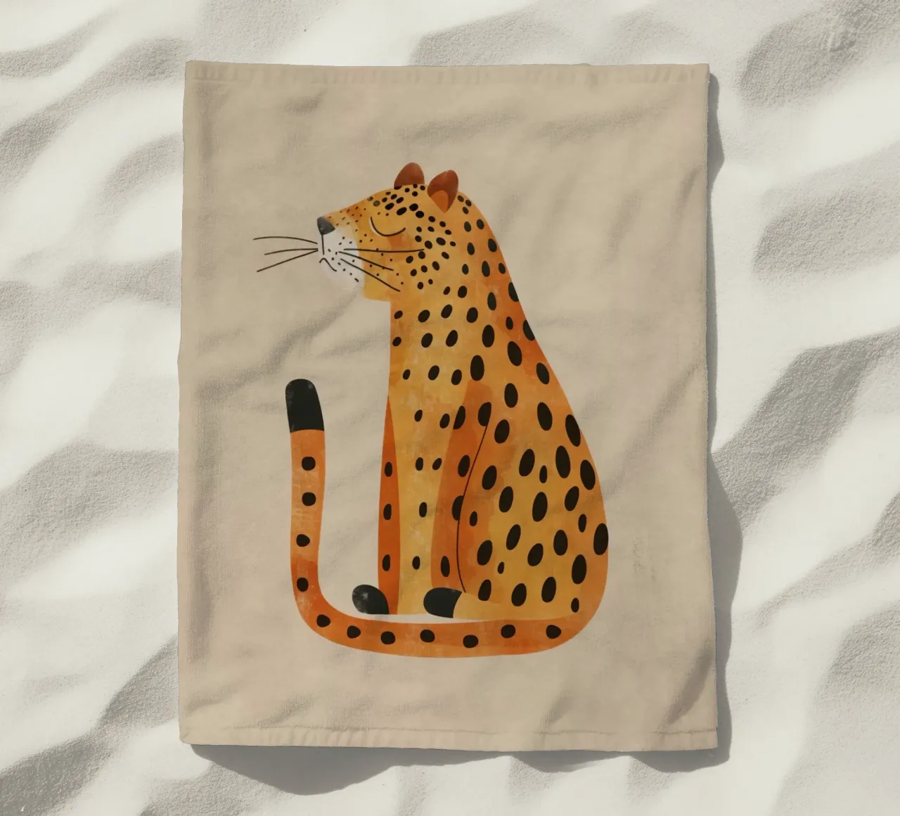 Boho Nursery 19 Leopard telo mare da Boho Print Collection