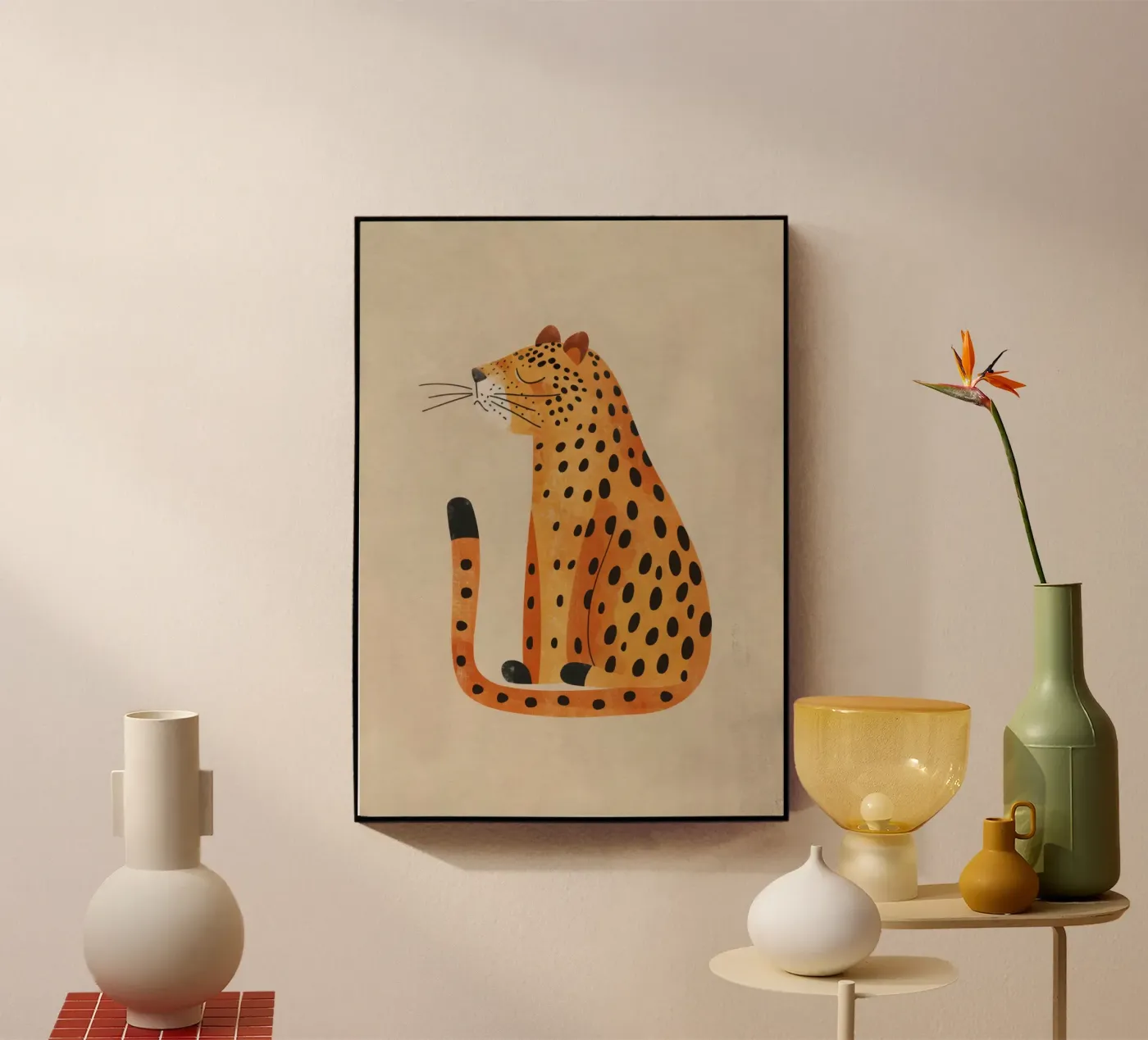 Boho Nursery 19 Leopard plexiglass da Boho Print Collection
