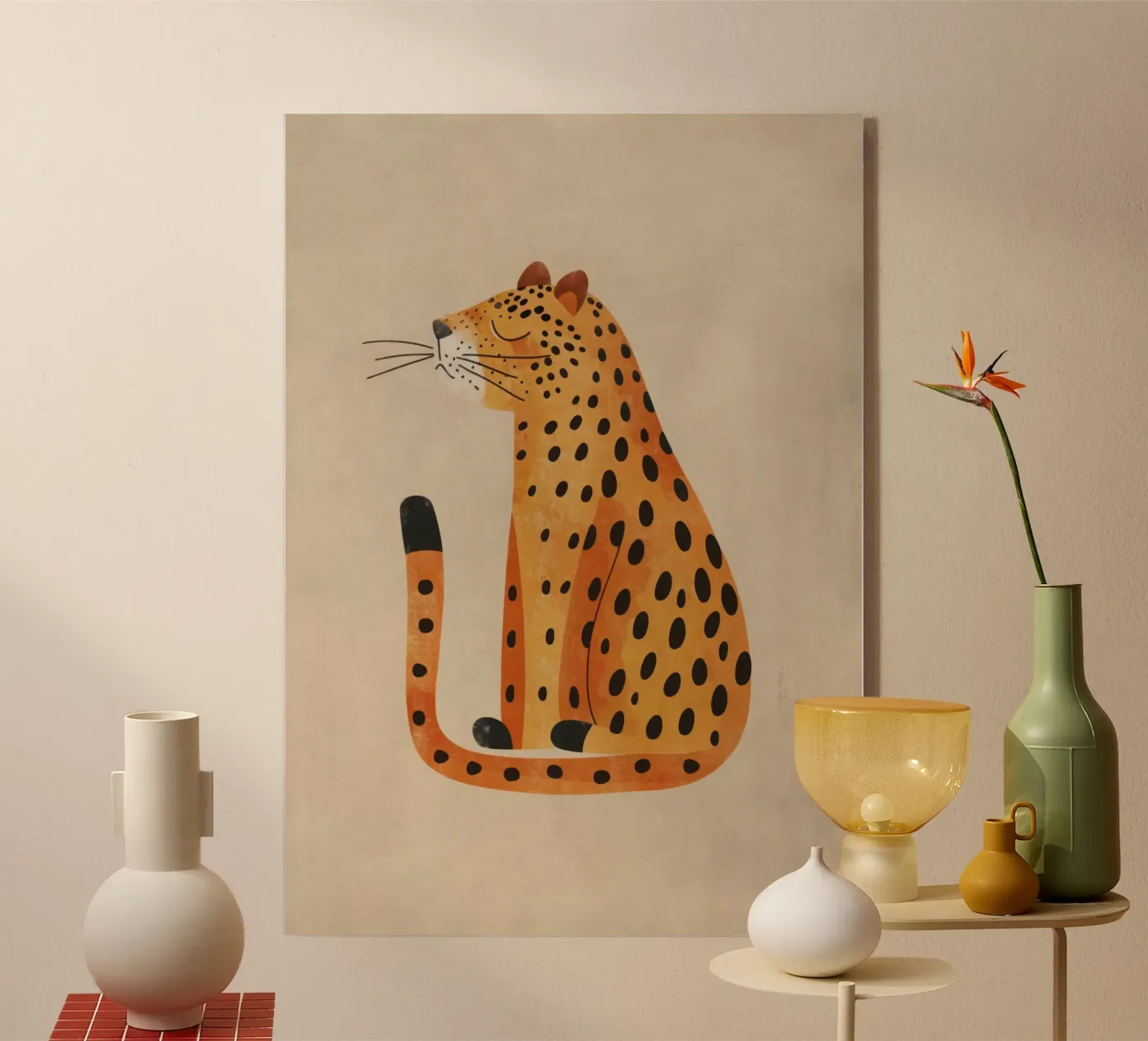Boho Nursery 19 Leopard plexiglass da Boho Print Collection