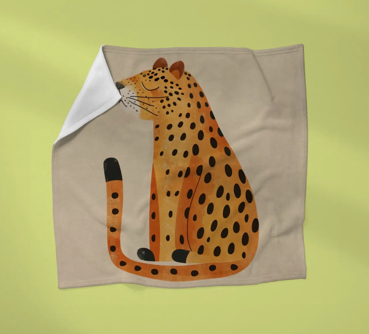 Boho Nursery 19 Leopard coperta in pile da Boho Print Collection