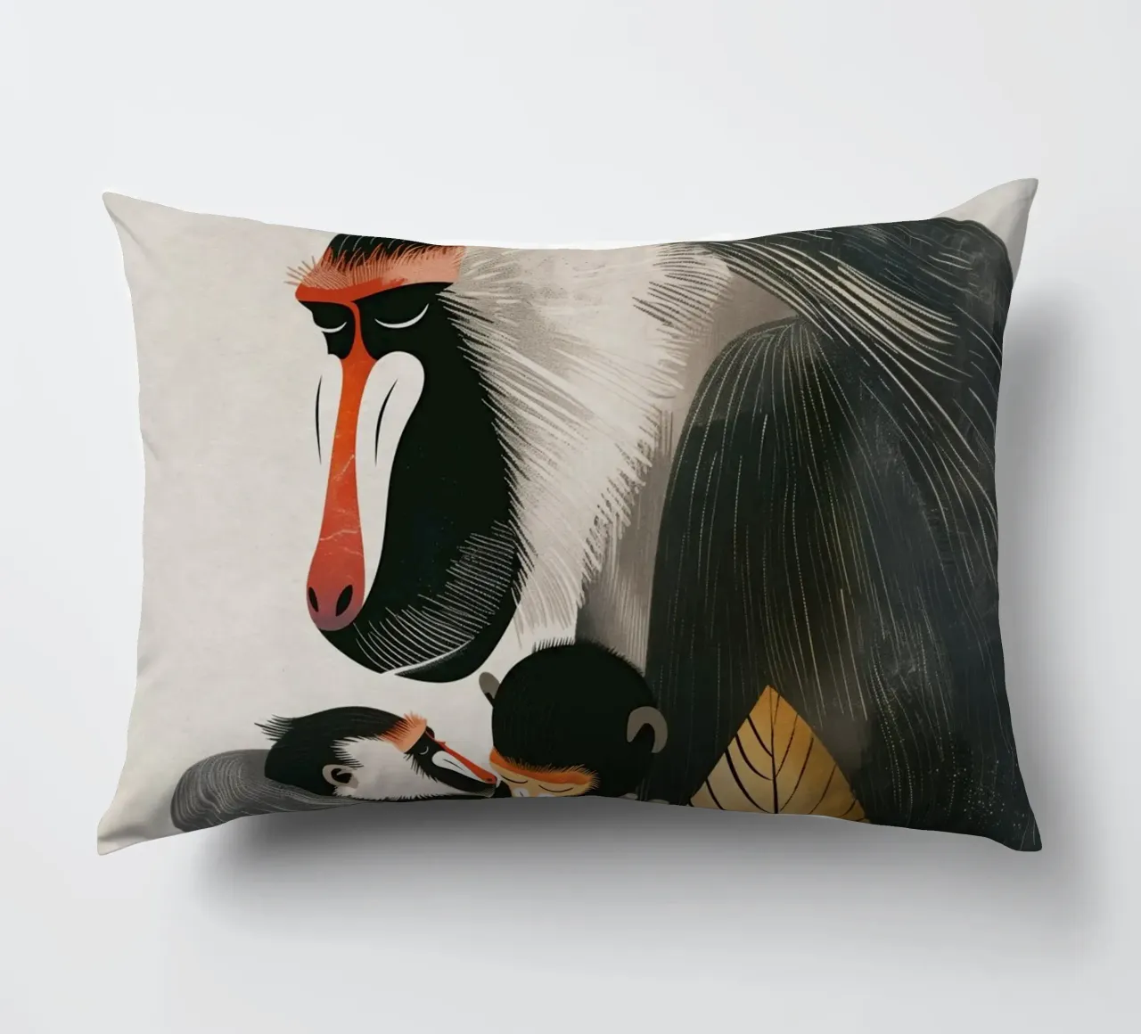 Boho Nursery 20 Baboon cuscino da Boho Print Collection
