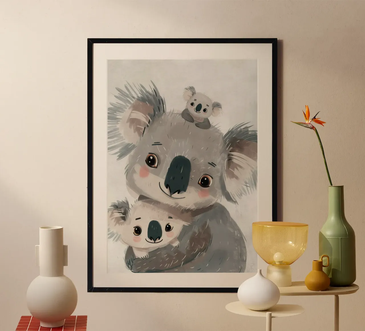 Boho Nursery 20 Koala poster da Boho Print Collection