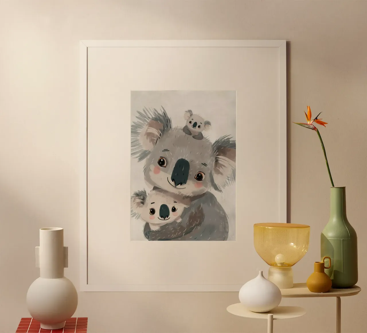 Boho Nursery 20 Koala poster da Boho Print Collection