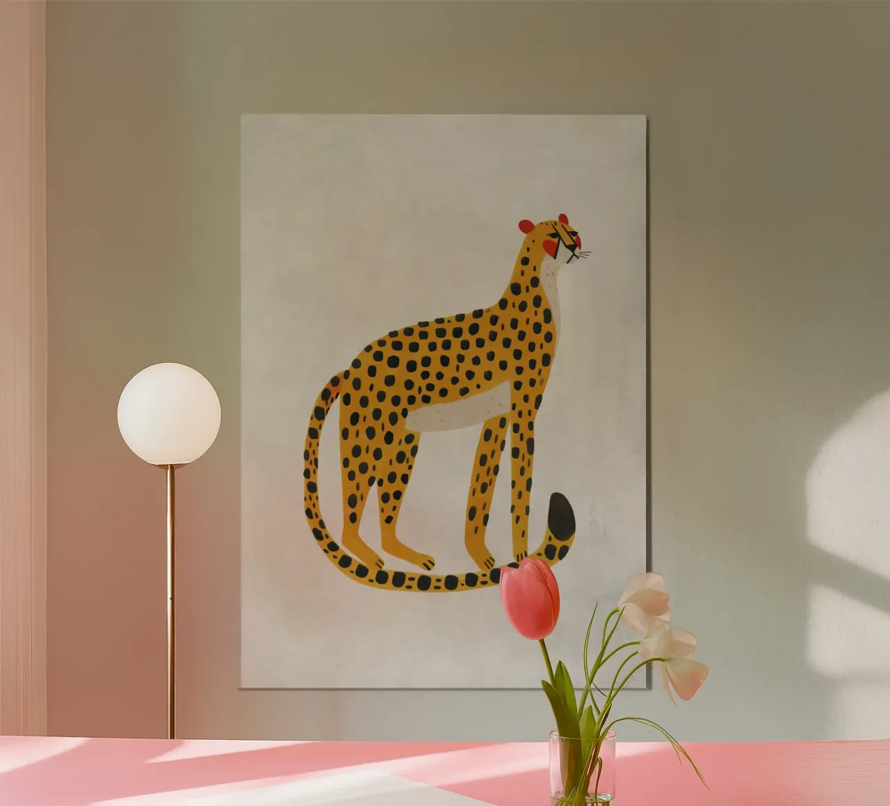 Boho Nursery 20 Leopard carta hahnemühle da Boho Print Collection