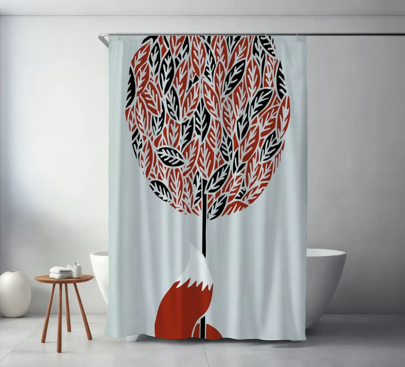 Cherry Tree douchegordijn van Róbert Farkas