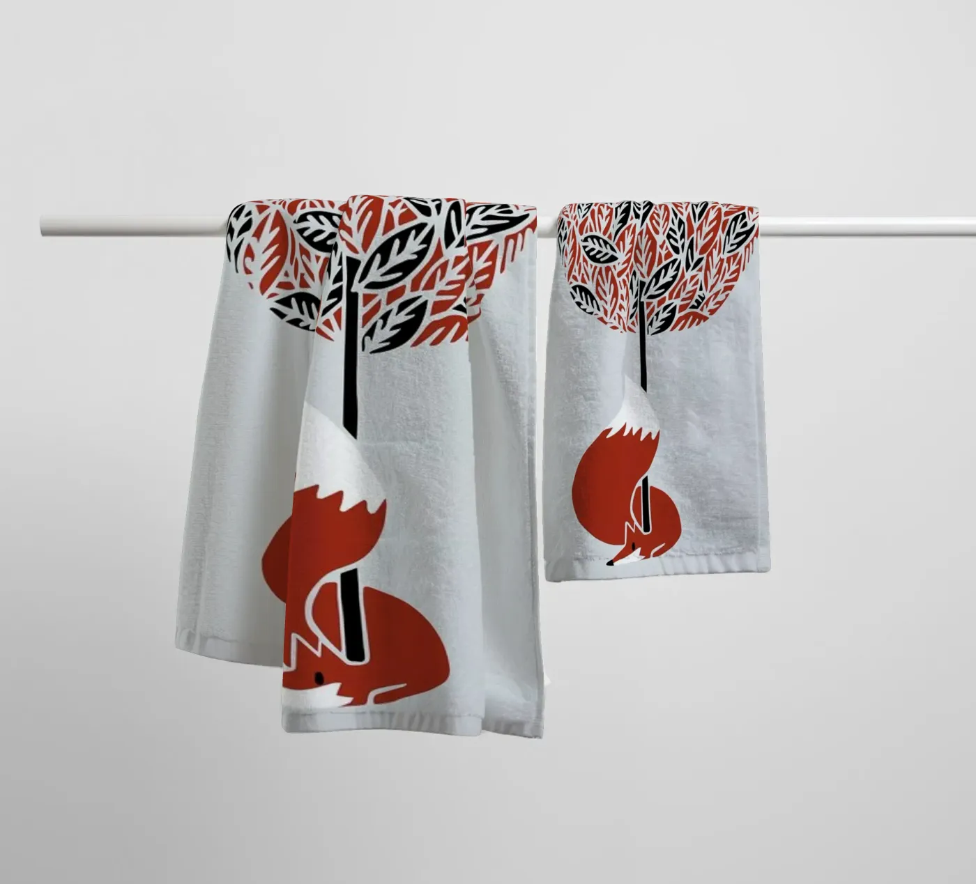 Cherry Tree towel by Róbert Farkas