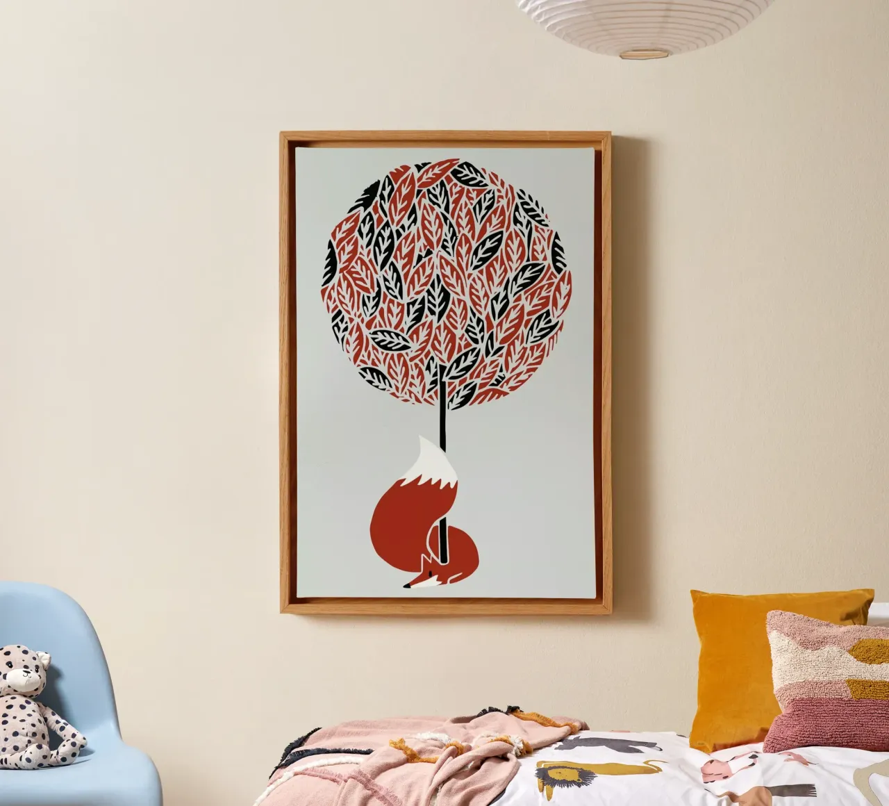 Cherry Tree canvas van Róbert Farkas