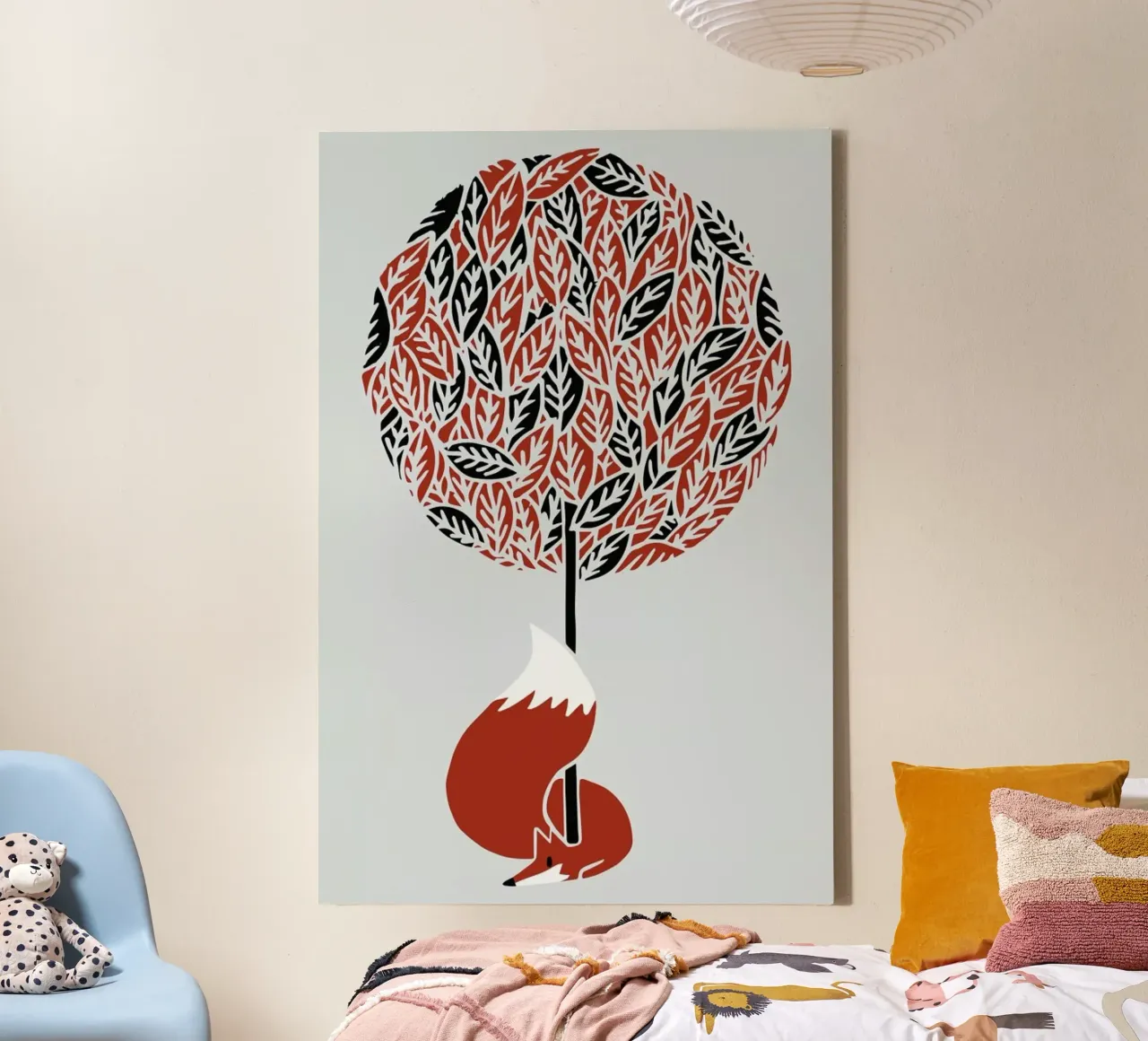 Cherry Tree canvas van Róbert Farkas