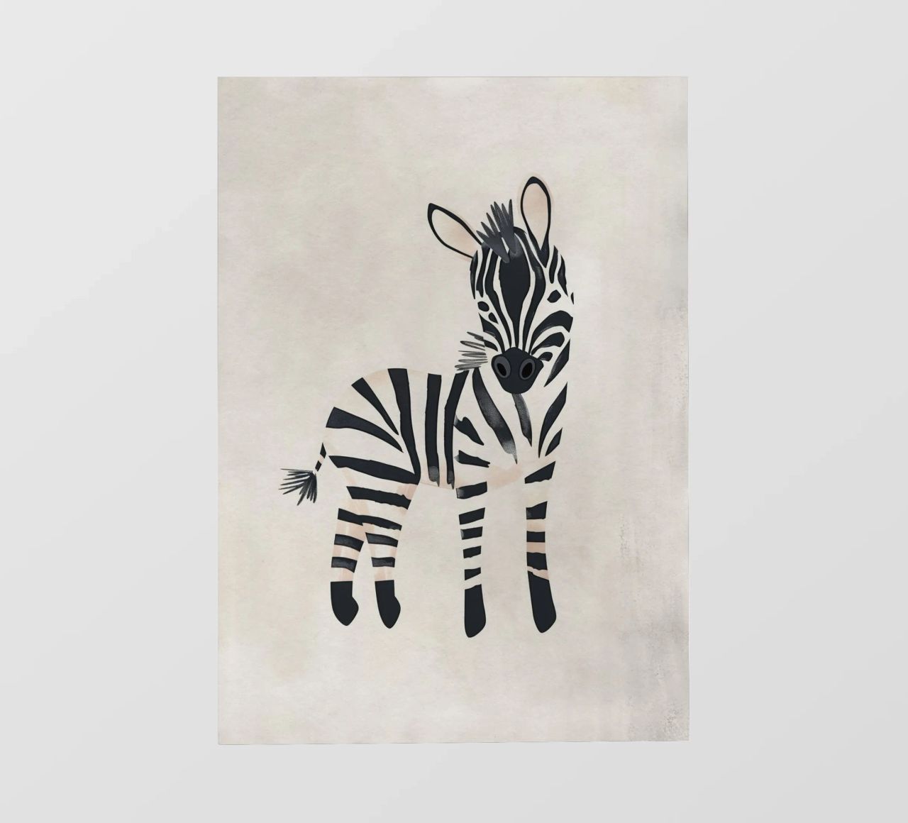 Boho Nursery 20 Zebra telo in pvc da Boho Print Collection