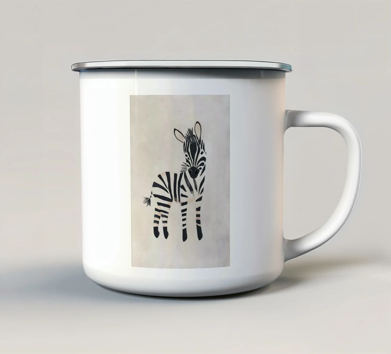 Boho Nursery 20 Zebra tazza in smalto da Boho Print Collection