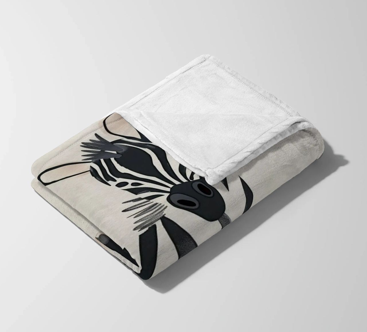 Boho Nursery 20 Zebra coperta in pile da Boho Print Collection