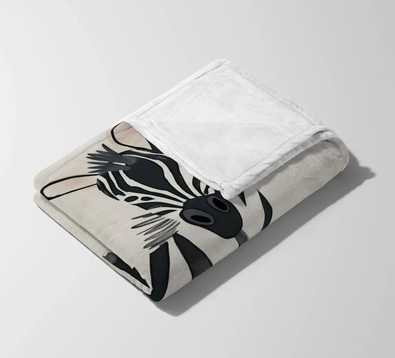 Boho Nursery 20 Zebra coperta in pile da Boho Print Collection