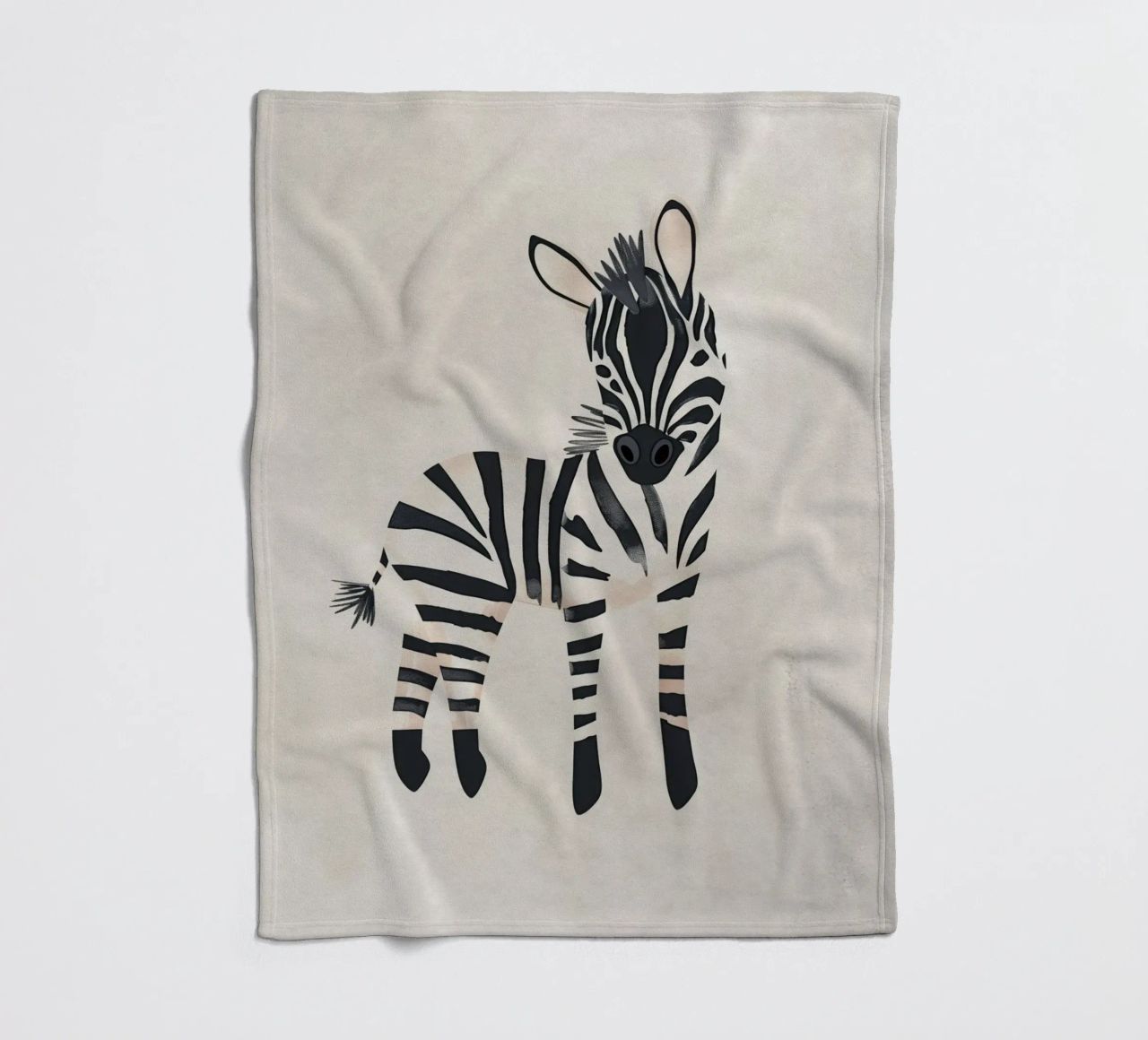 Boho Nursery 20 Zebra coperta in pile da Boho Print Collection