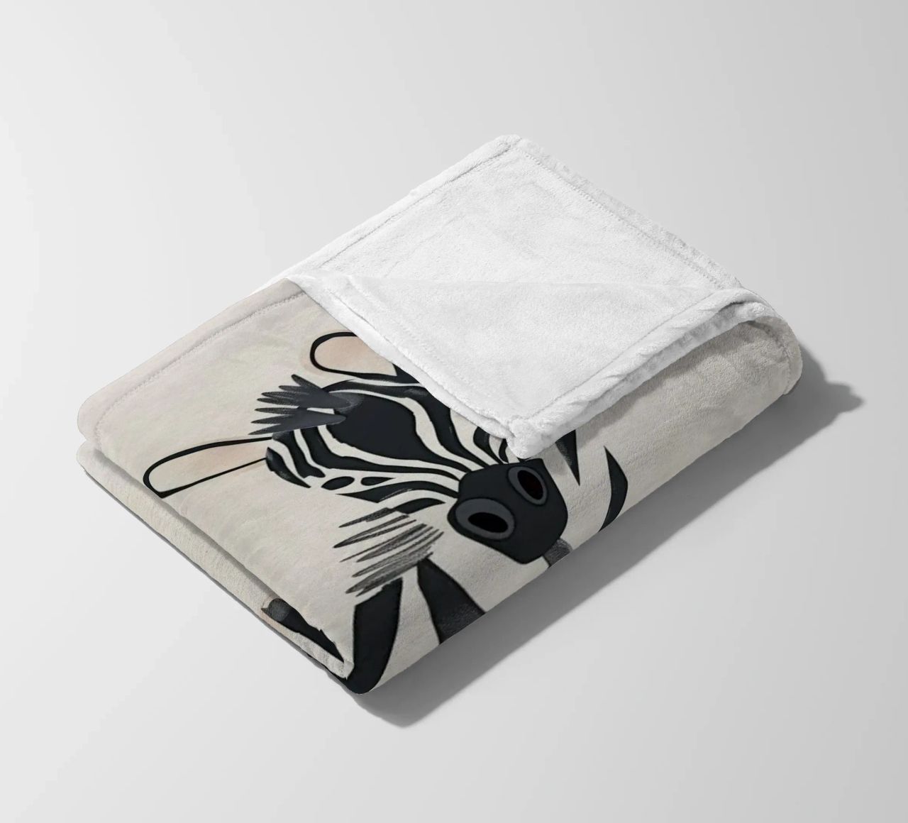 Boho Nursery 20 Zebra coperta in pile da Boho Print Collection