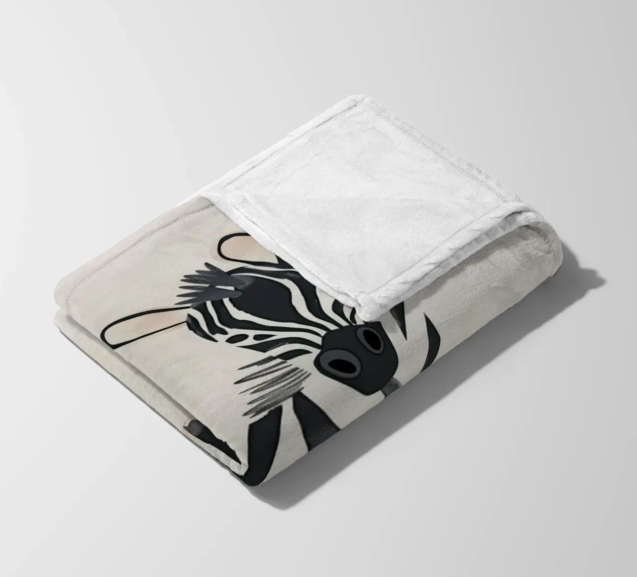 Boho Nursery 20 Zebra coperta in pile da Boho Print Collection