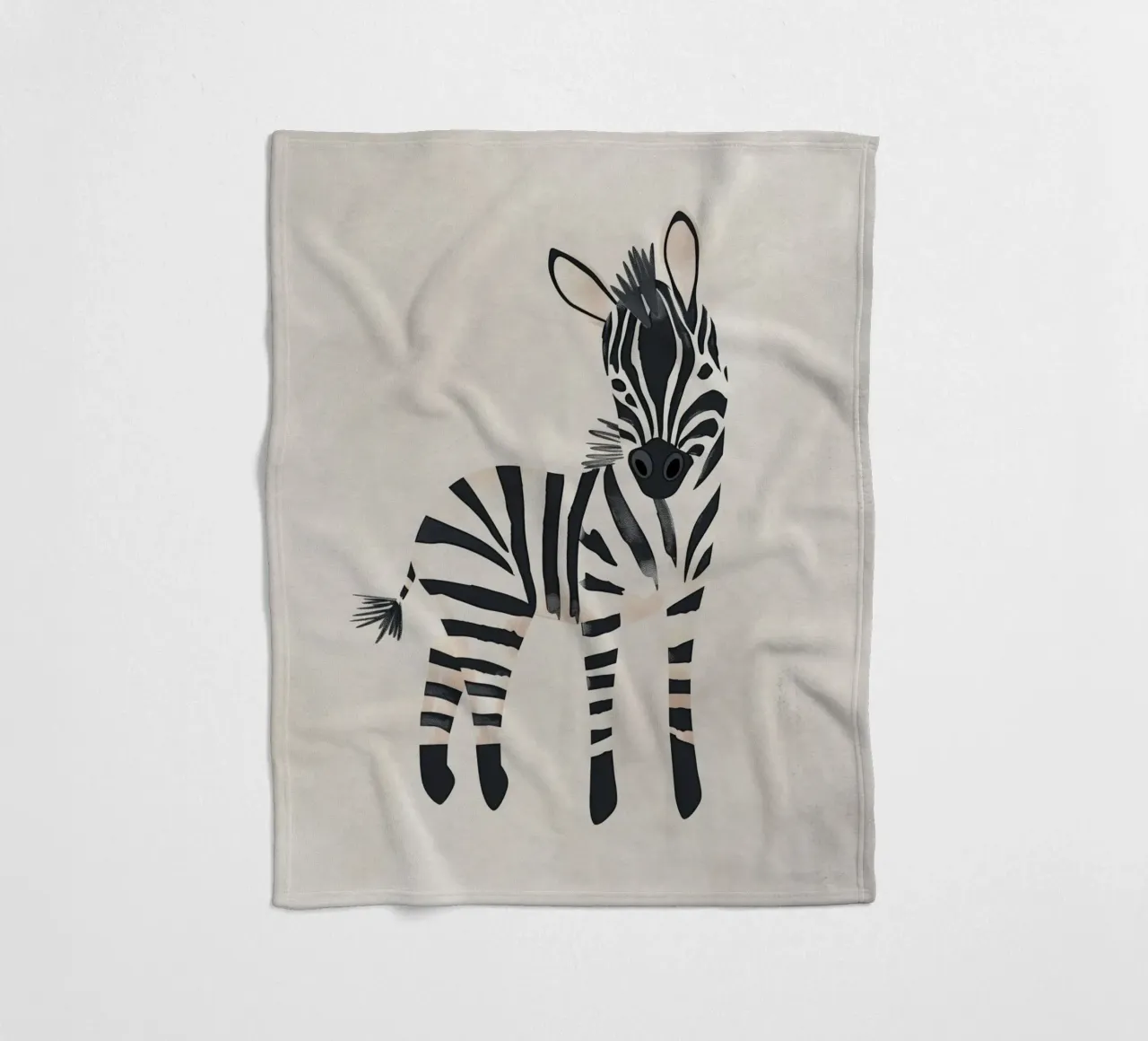 Boho Nursery 20 Zebra coperta in pile da Boho Print Collection