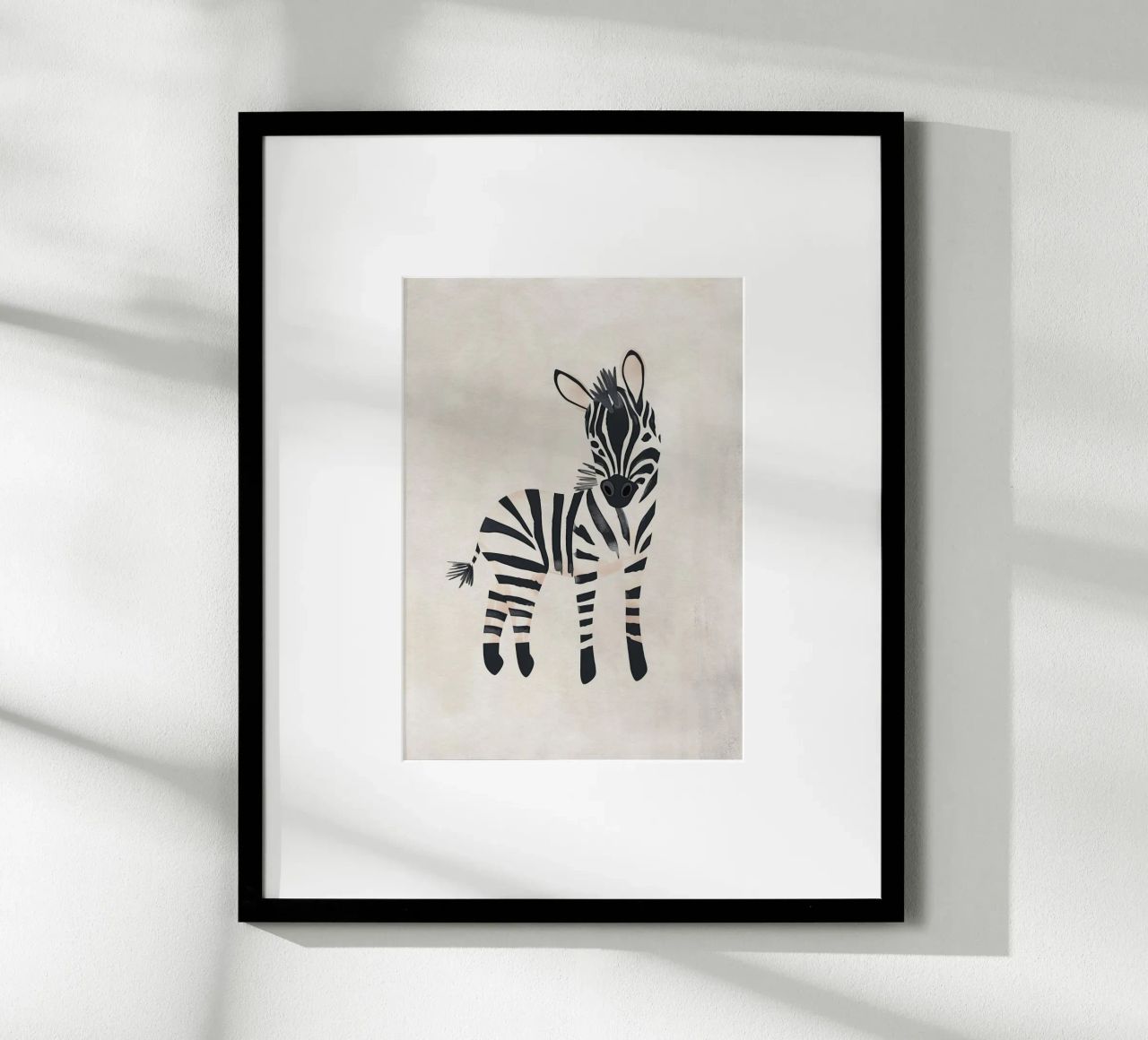 Boho Nursery 20 Zebra carta hahnemühle da Boho Print Collection