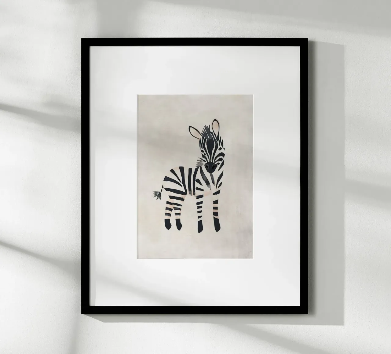 Boho Nursery 20 Zebra poster da Boho Print Collection