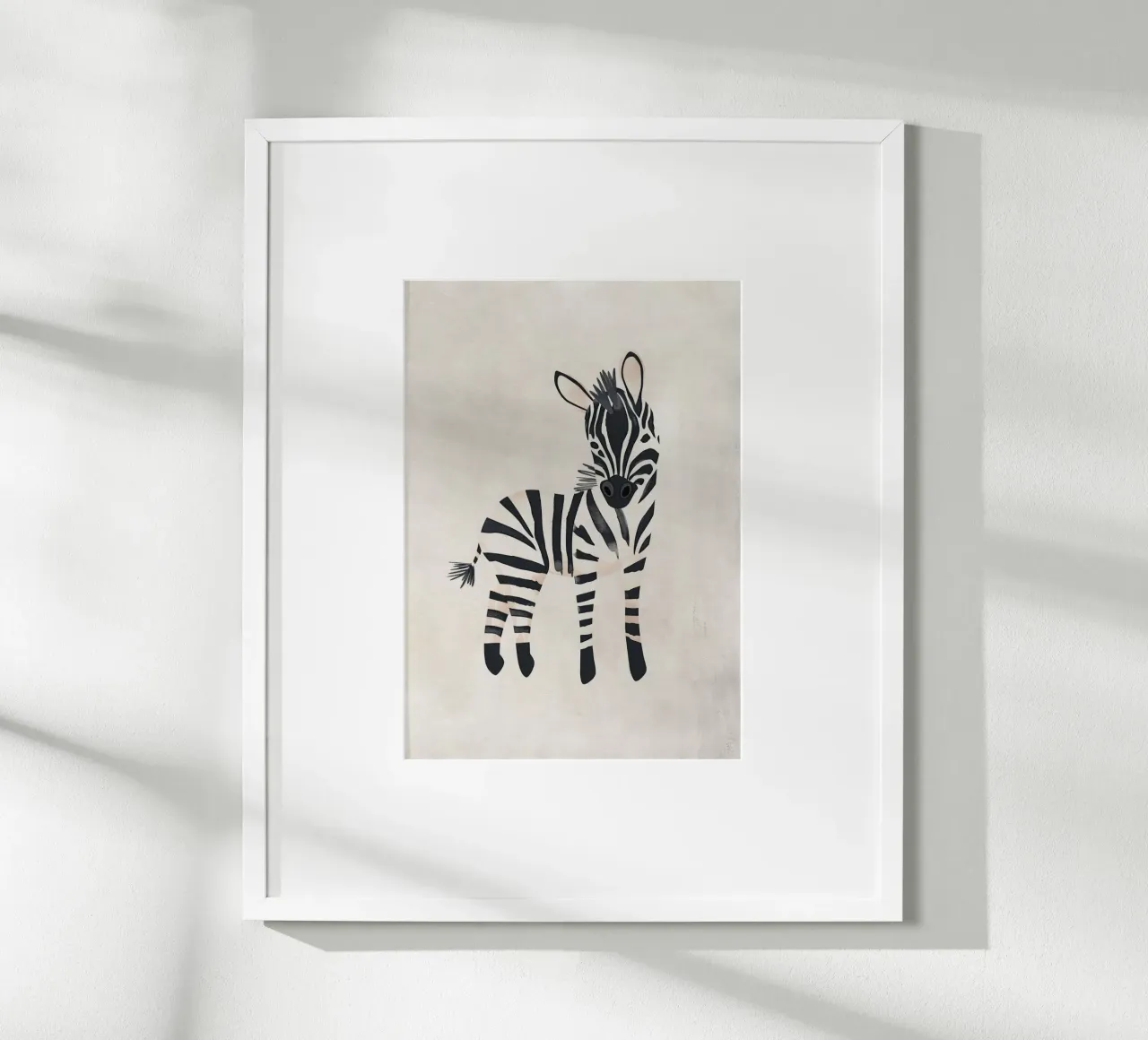 Boho Nursery 20 Zebra poster da Boho Print Collection