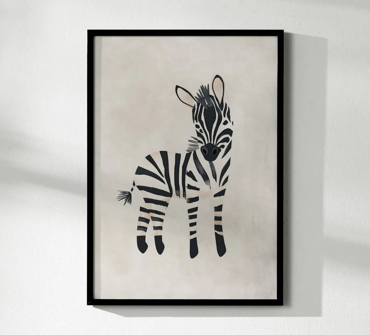 Boho Nursery 20 Zebra poster da Boho Print Collection