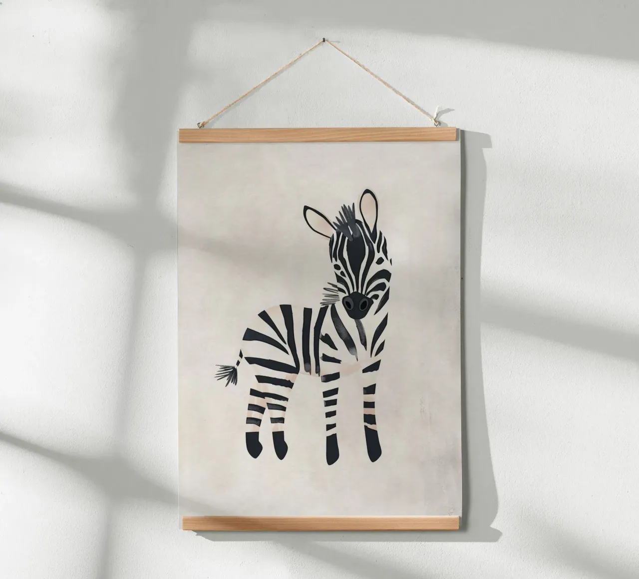 Boho Nursery 20 Zebra poster da Boho Print Collection