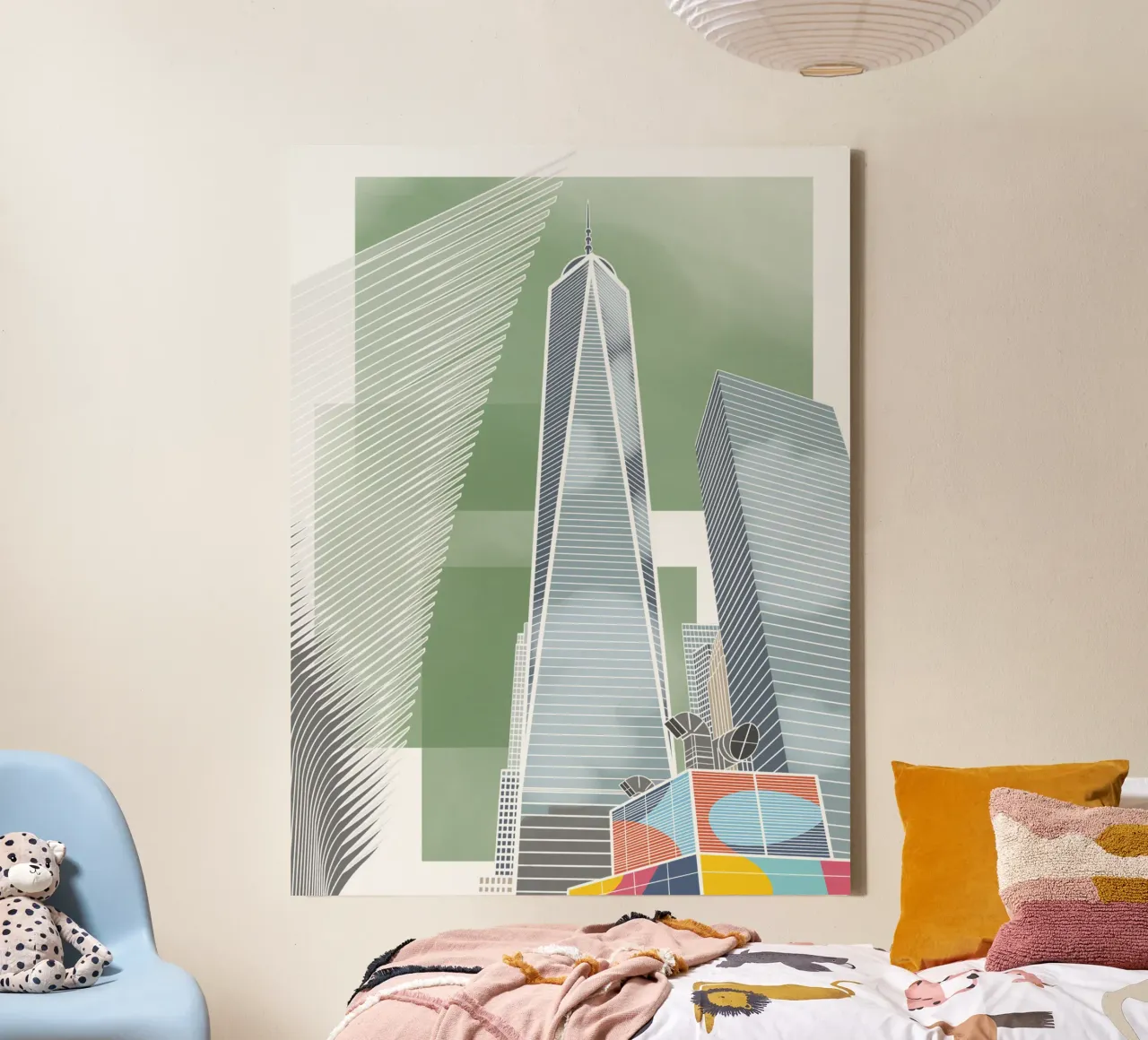One World Trade Center - New York, Manhattan, NYC, Big Apple canvas by fernvej