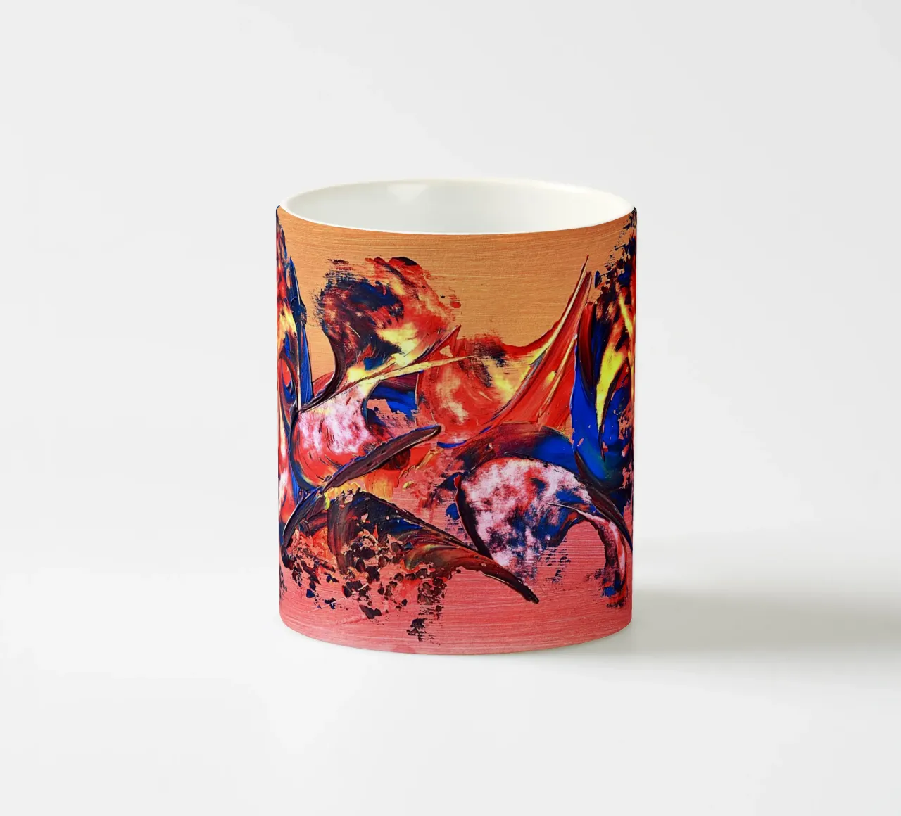 IDEAL GIFT 141 tazza in ceramica da Thierry Vobmann Abstract painting