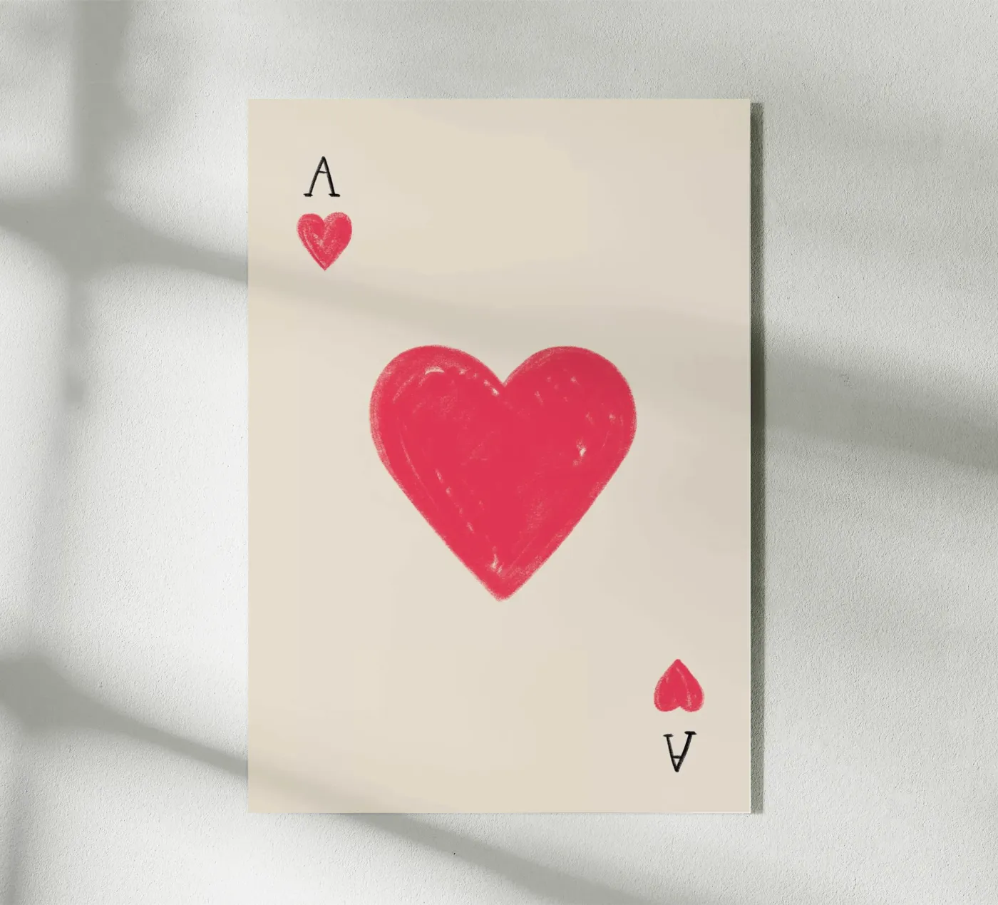 Herz Ass plexiglass da KRUTH DESIGN