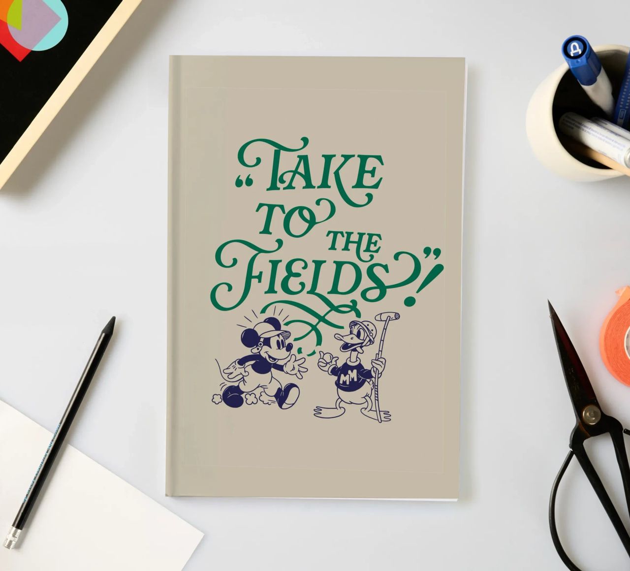 Mickey & Friends - Take to the fields carnet de notes de Mickey Mouse