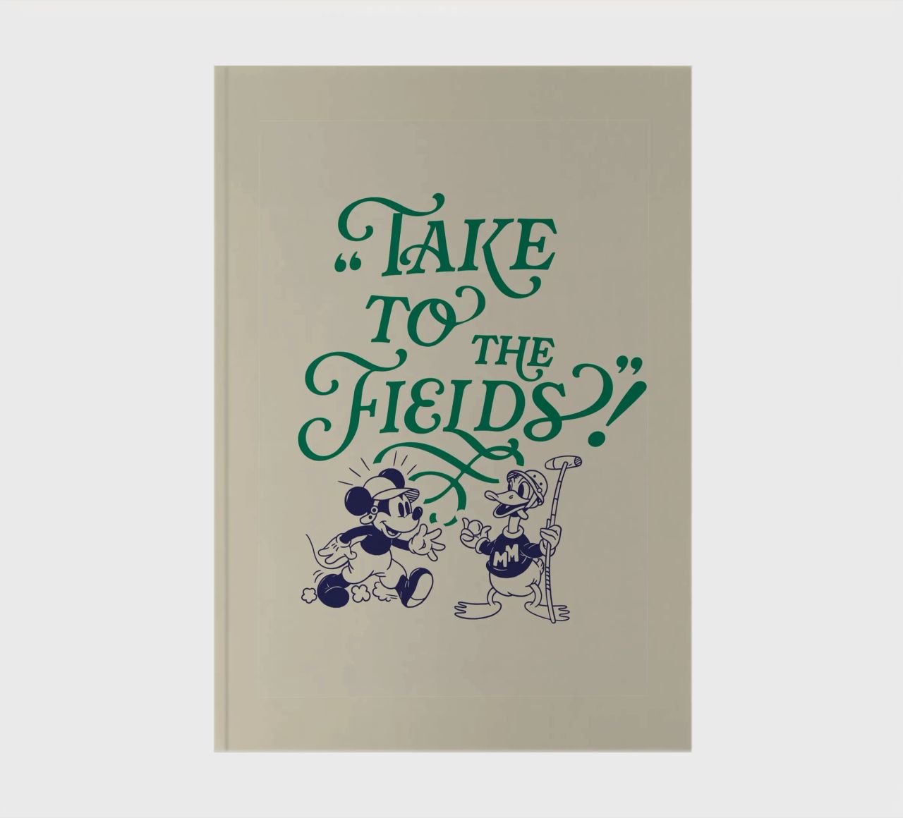 Mickey & Friends - Take to the fields carnet de notes de Mickey Mouse