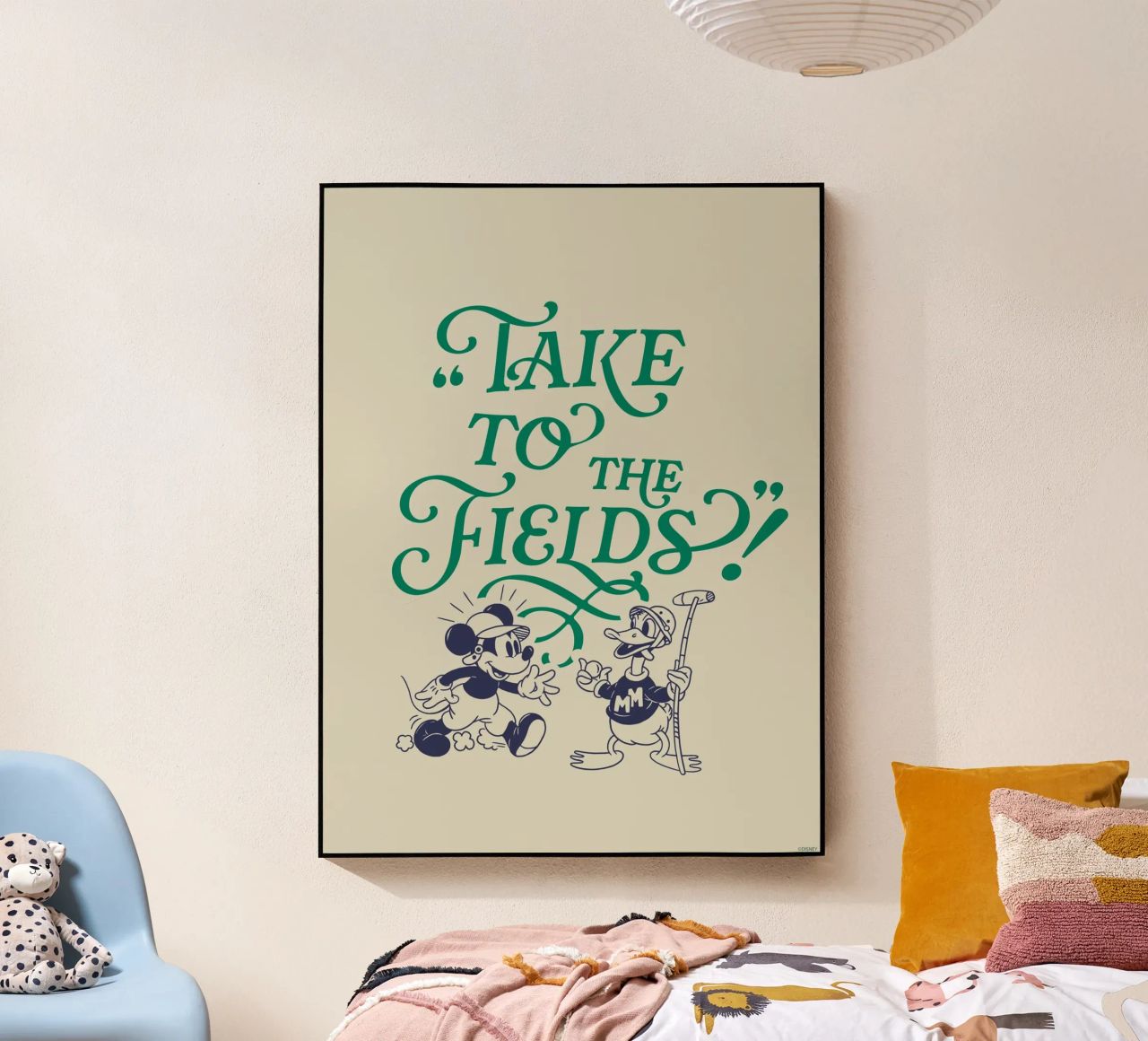 Mickey & Friends - Take to the fields plexiglass da Mickey Mouse
