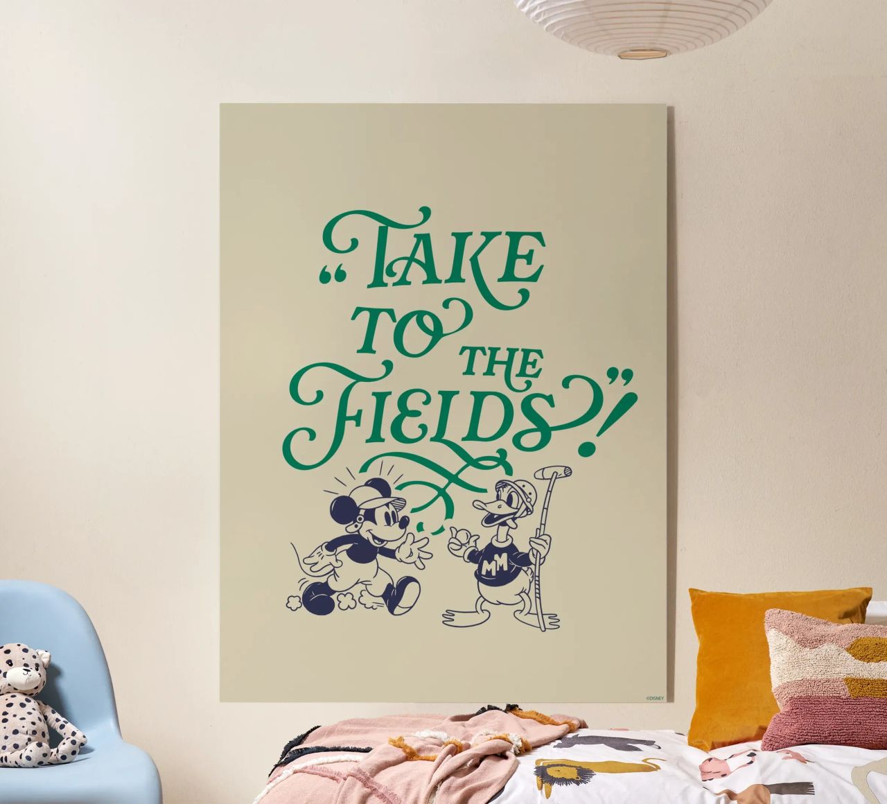 Mickey & Friends - Take to the fields plexiglass da Mickey Mouse