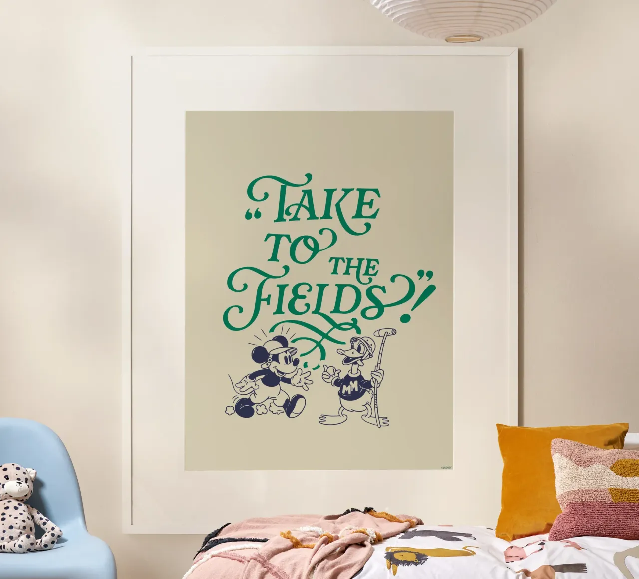Mickey & Friends - Take to the fields carta hahnemühle da Mickey Mouse