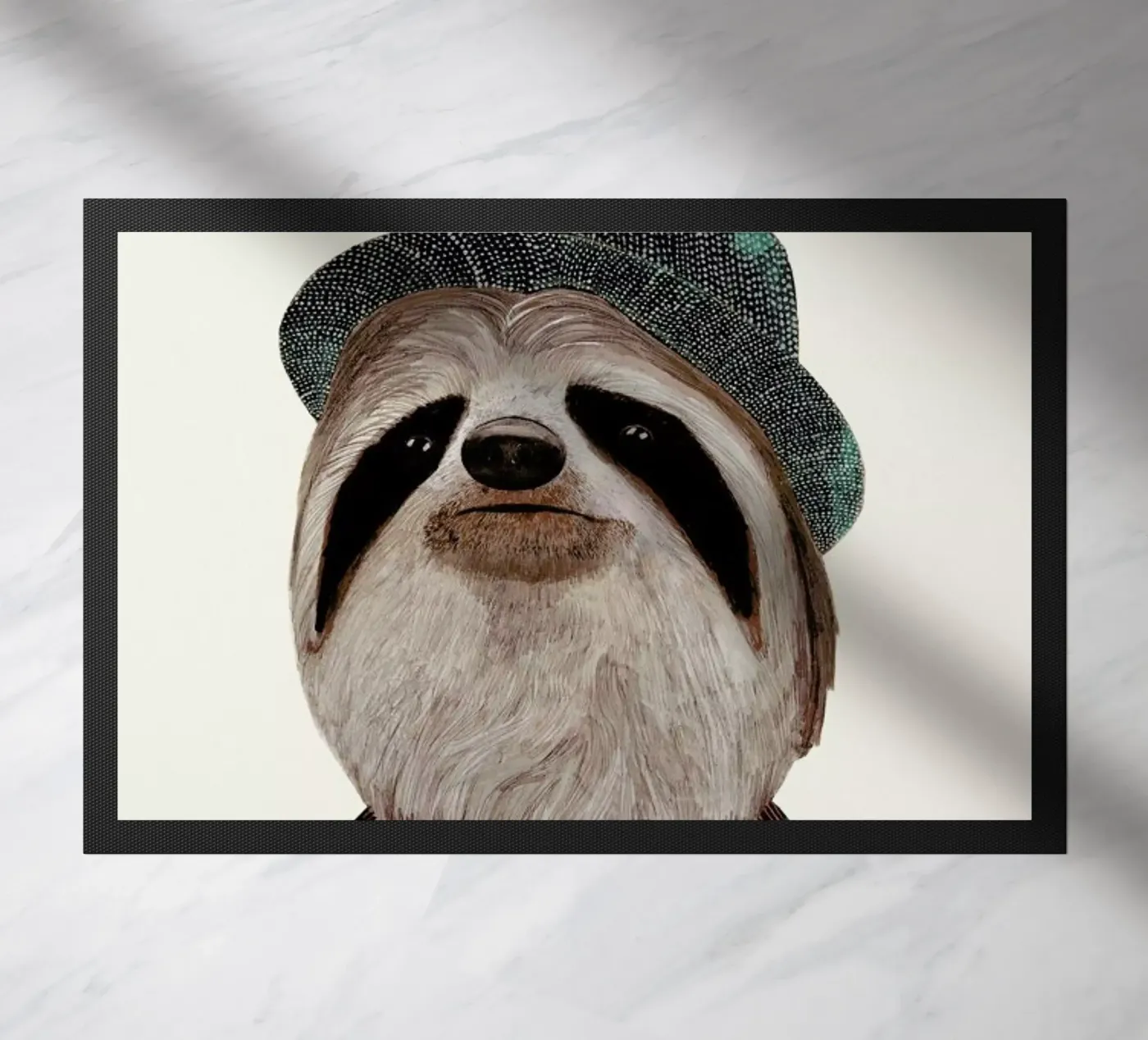 Funky Sloth doormat by Animal Crew
