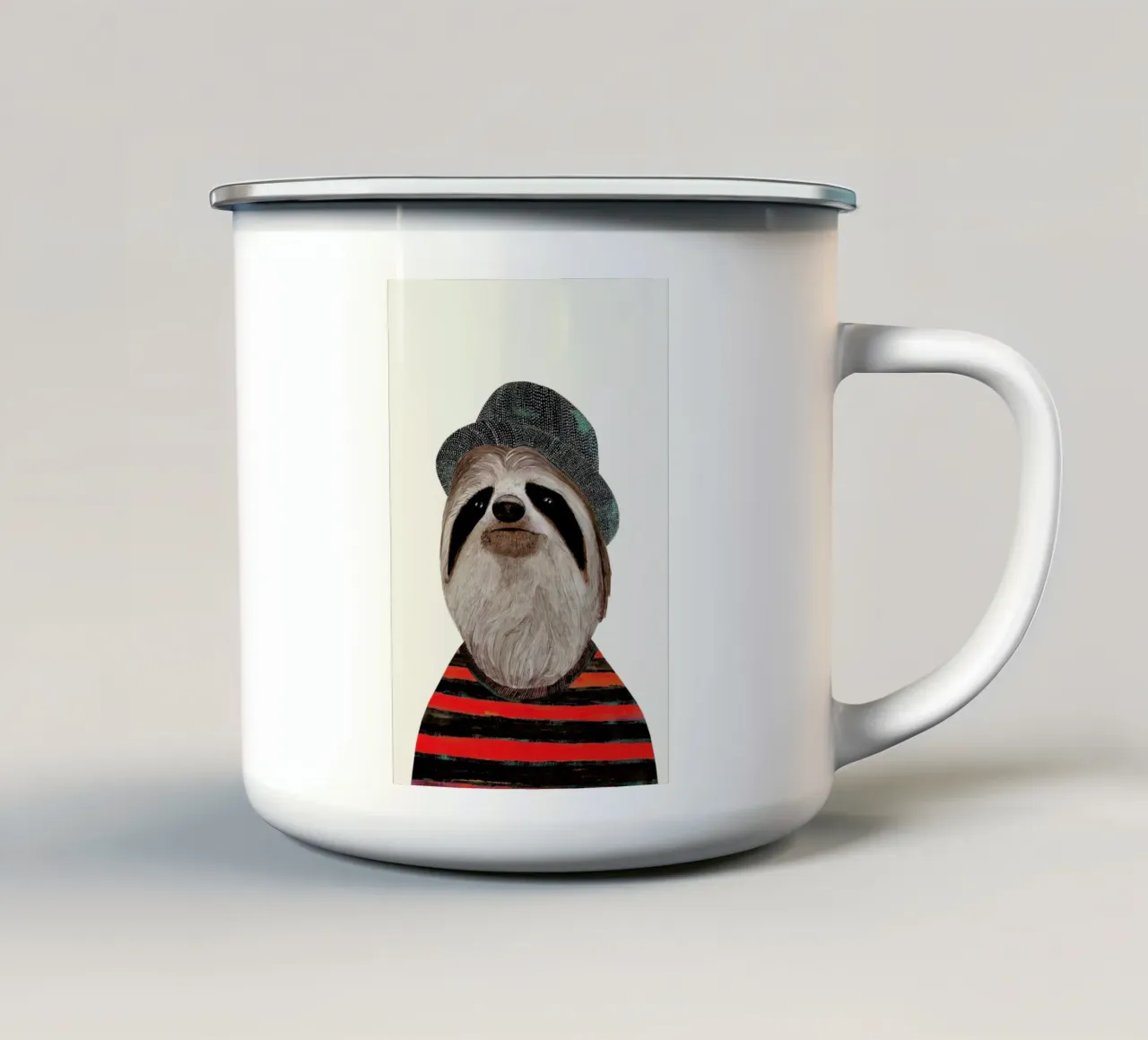 Funky Sloth tazza in smalto da Animal Crew