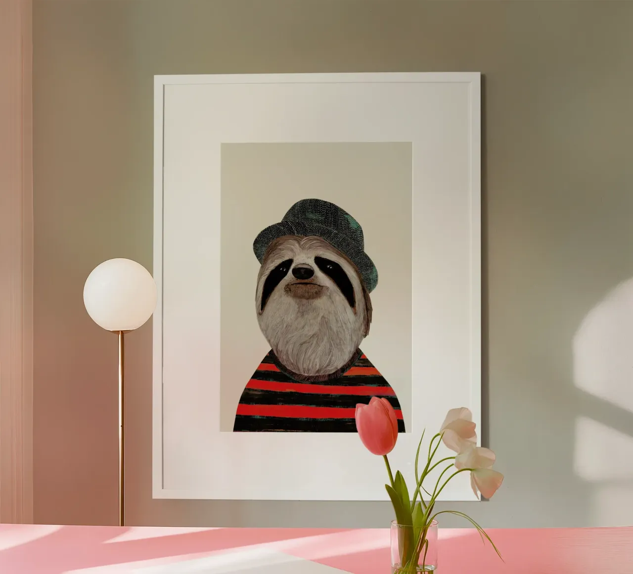 Funky Sloth hahnemühle by Animal Crew