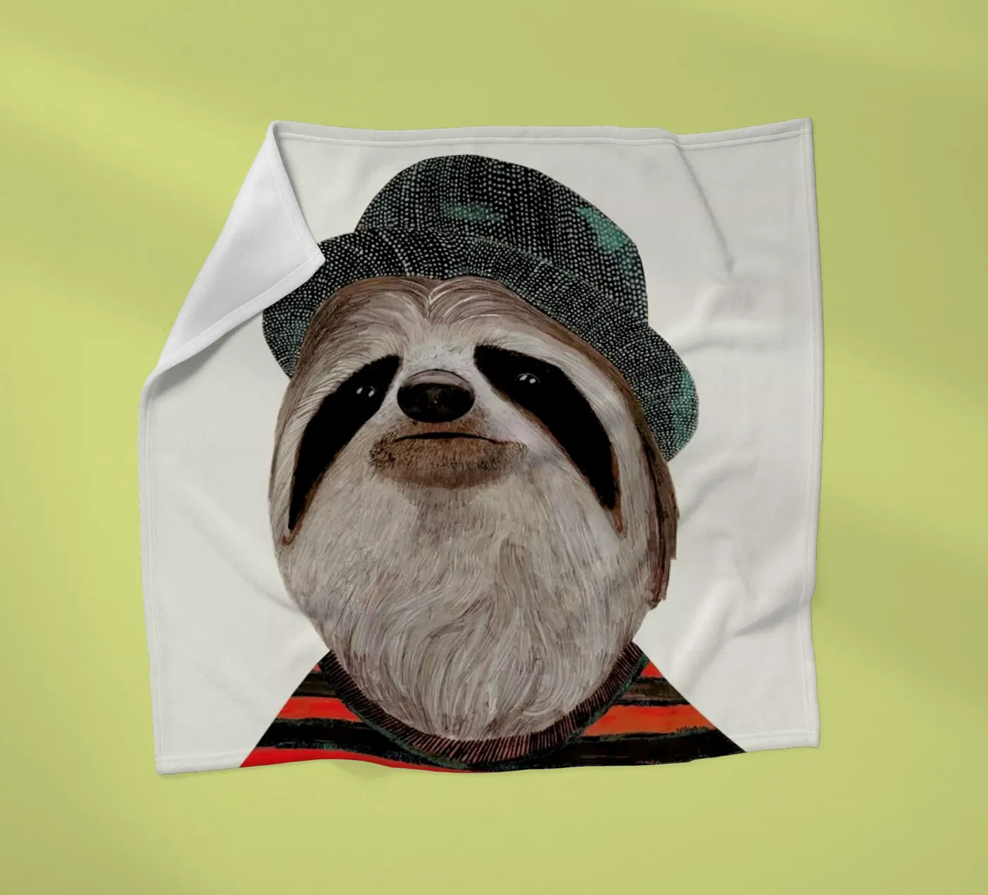 Funky Sloth Fleecedecke von Animal Crew