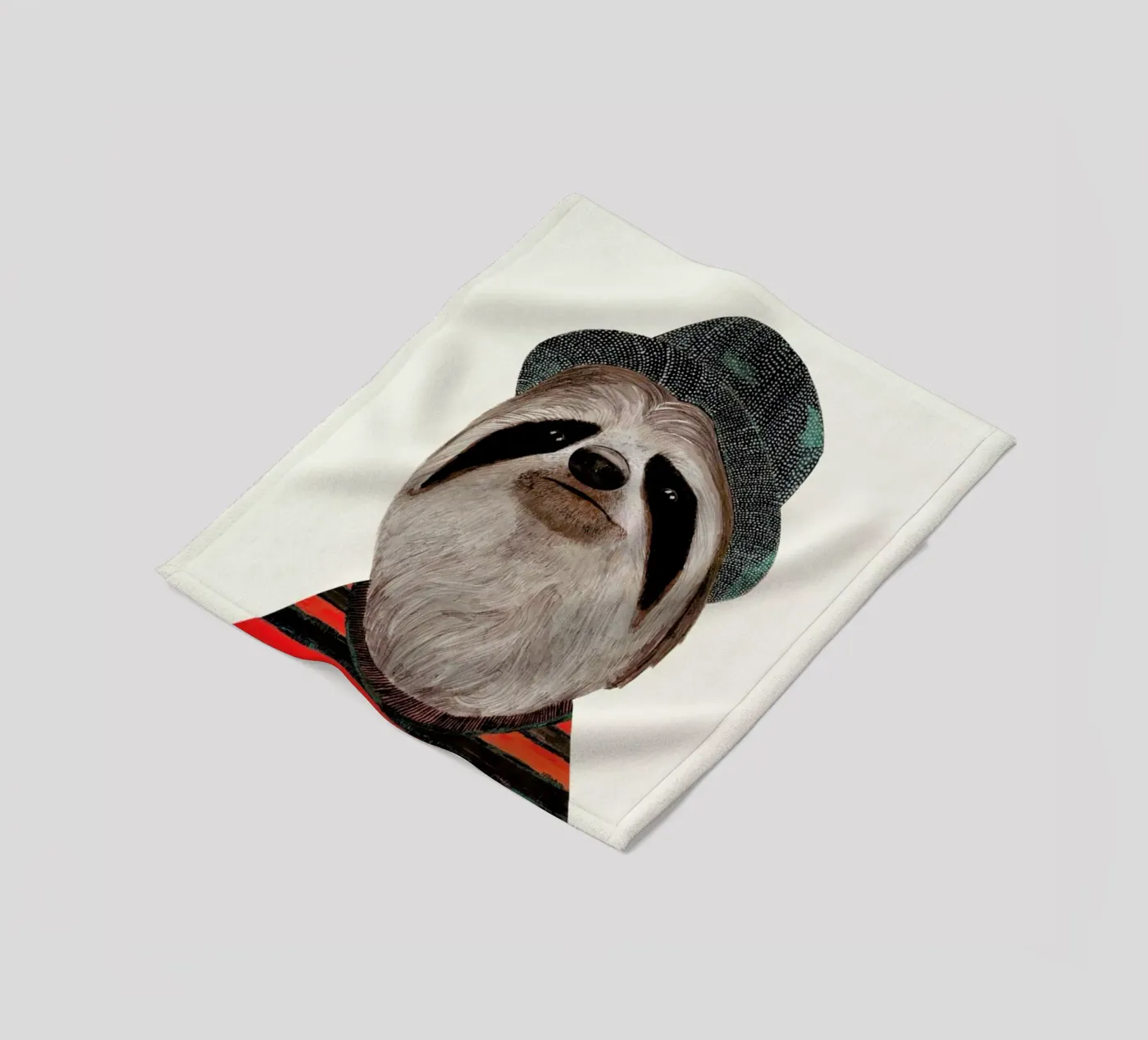 Funky Sloth Fleecedecke von Animal Crew