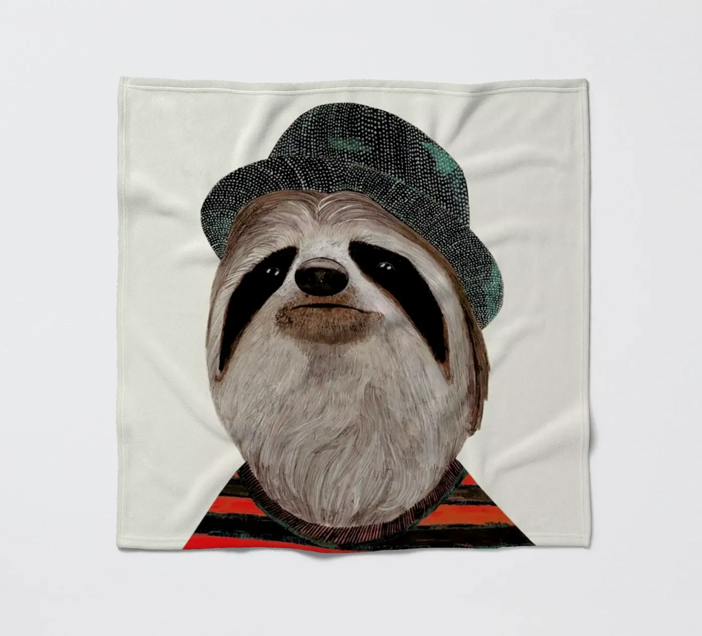 Funky Sloth Fleecedecke von Animal Crew
