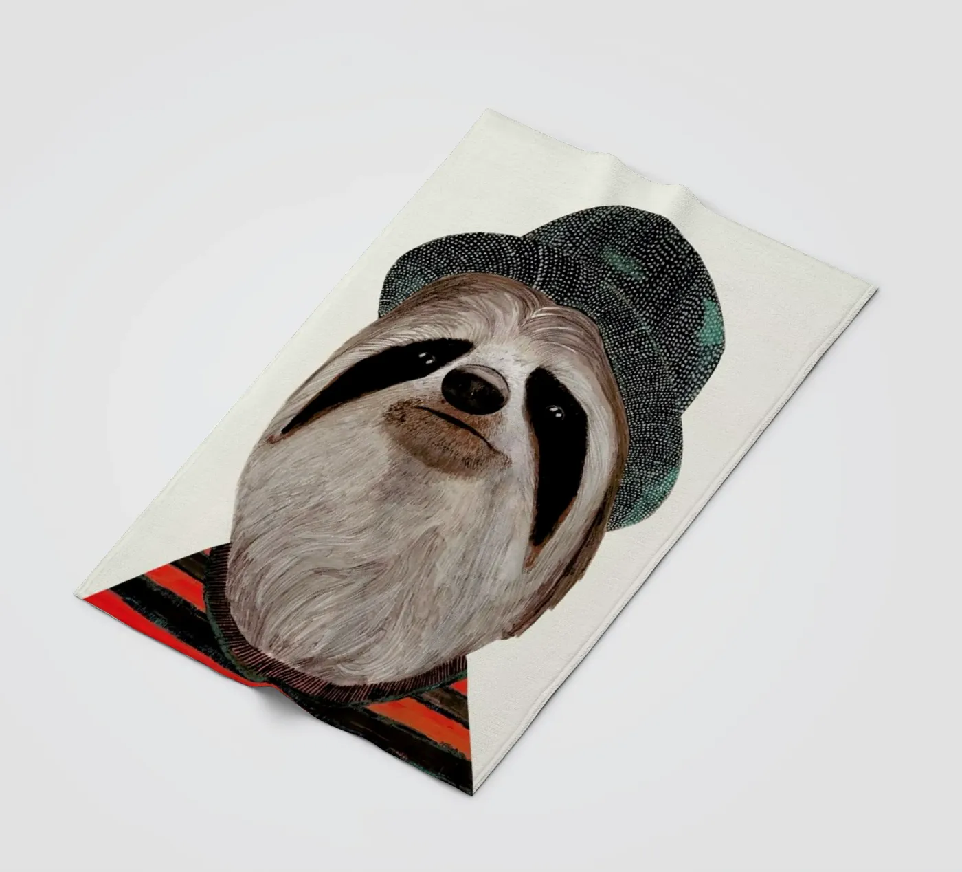 Funky Sloth Fleecedecke von Animal Crew