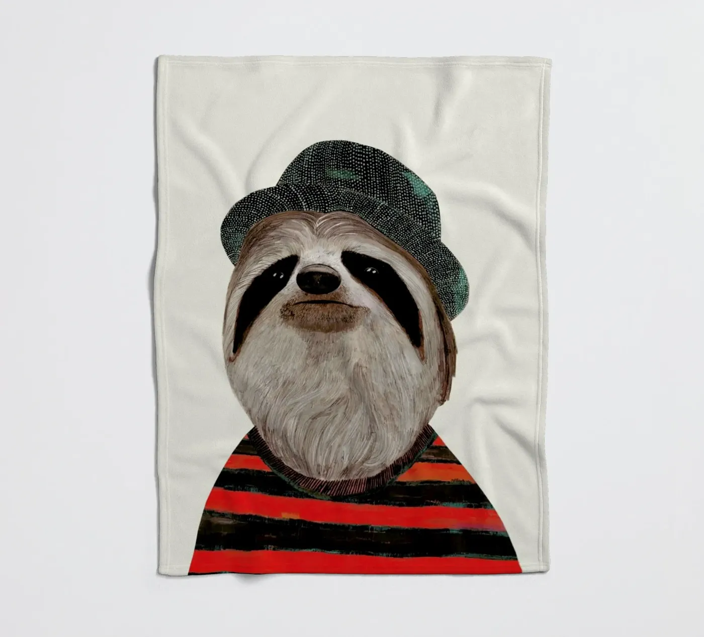 Funky Sloth Fleecedecke von Animal Crew