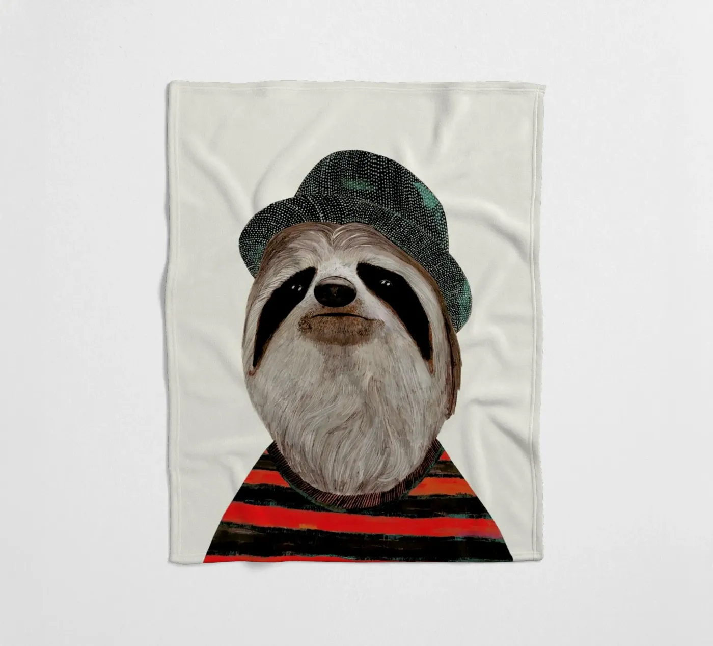Funky Sloth Fleecedecke von Animal Crew
